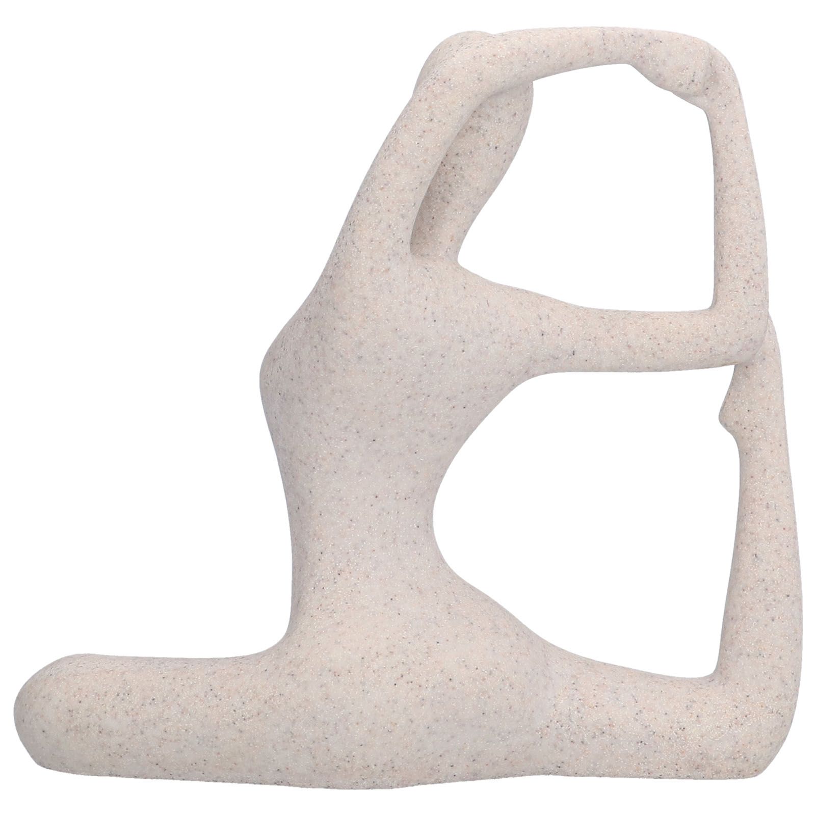 Yoga Pose Statue Nordic Sandstone Resin Yoga Pose Figurines Collectible view 9