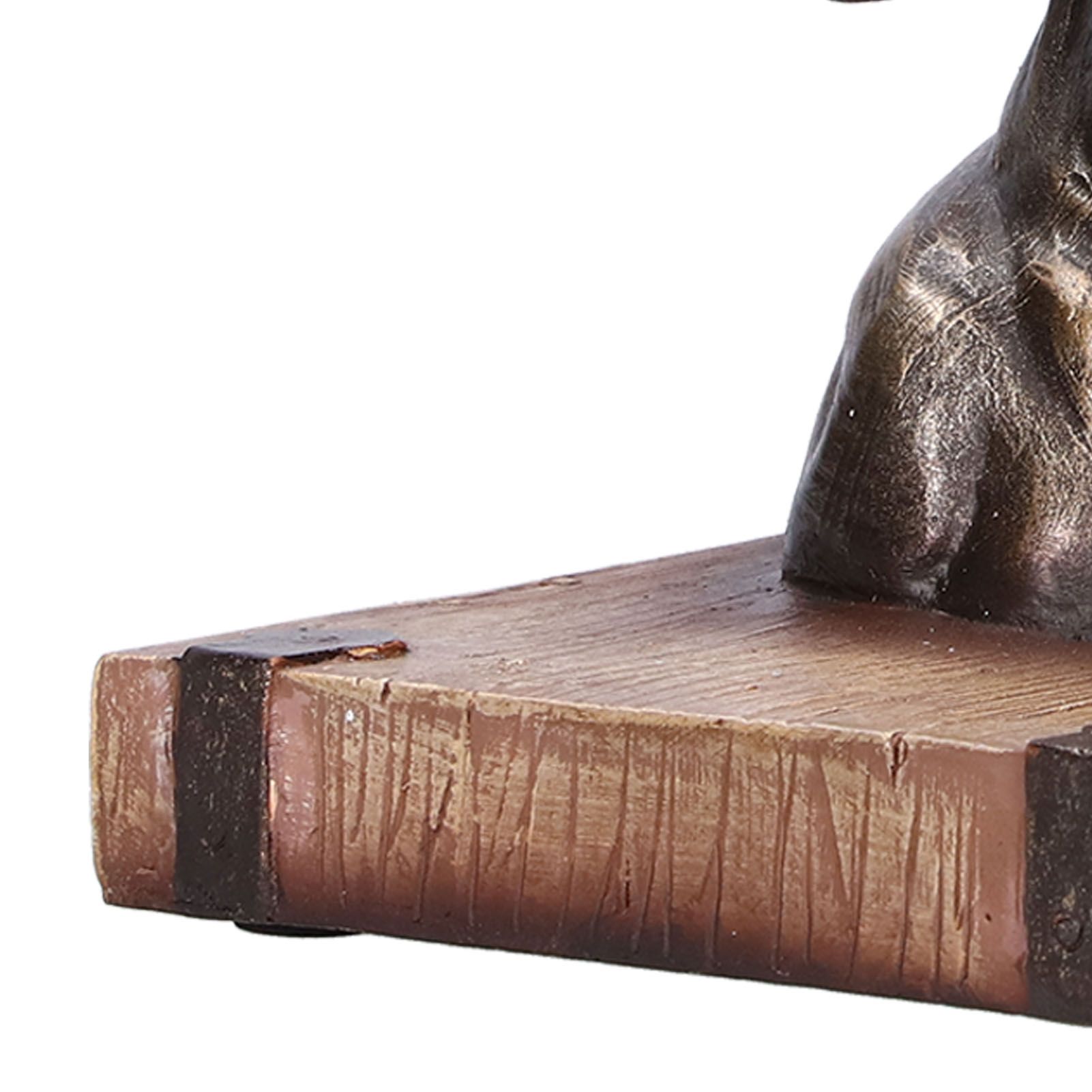 Multifunctional Horse Head Sculpture Resin Horse Bookends for Home Office view 15