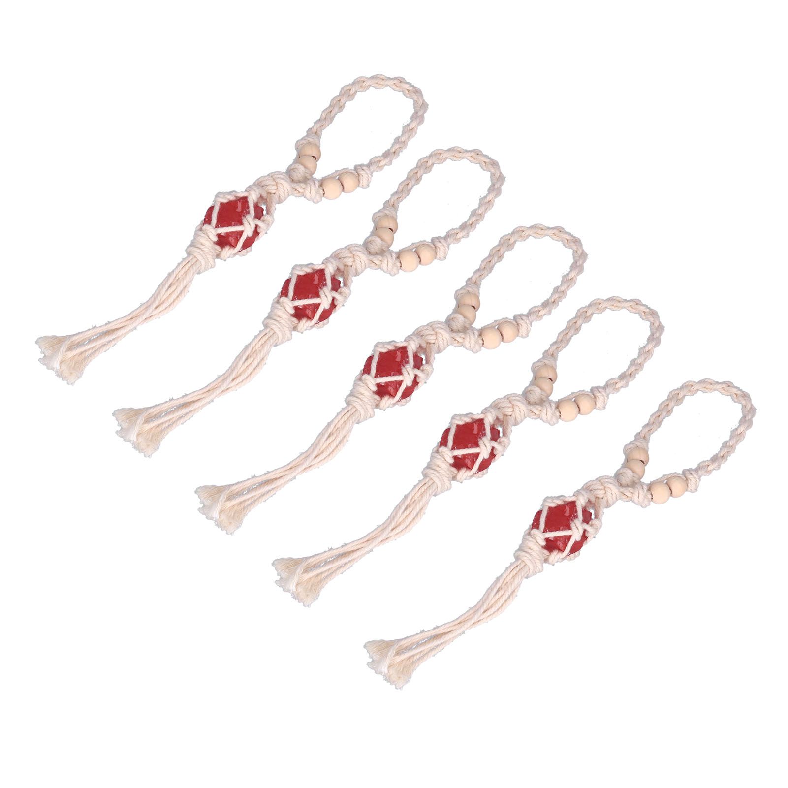 5pcs Necklace Cord Empty Stone Holder Rope Replacement Adjustable Quartz view 3