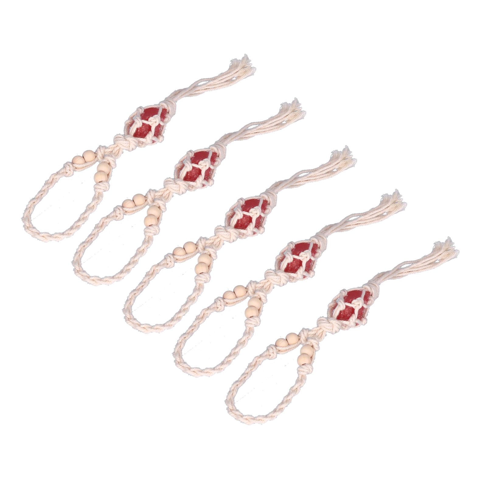 5pcs Necklace Cord Empty Stone Holder Rope Replacement Adjustable Quartz view 5