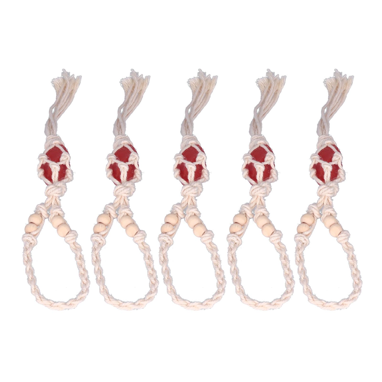 5pcs Necklace Cord Empty Stone Holder Rope Replacement Adjustable Quartz view 6