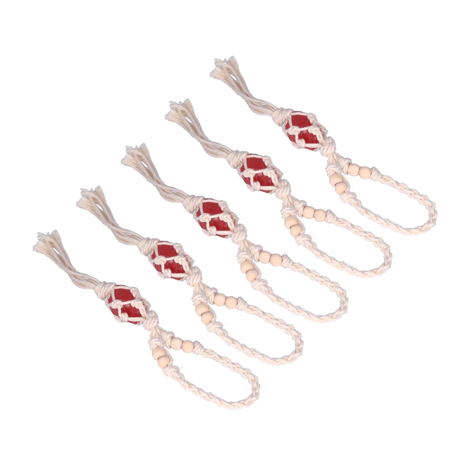 5pcs Necklace Cord Empty Stone Holder Rope Replacement Adjustable Quartz view 7