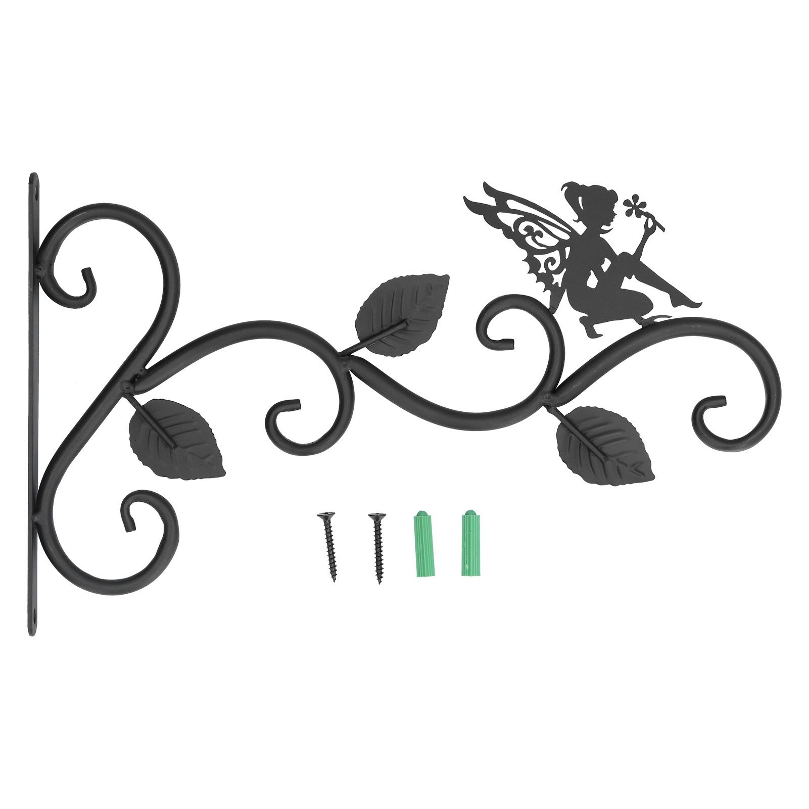 Hanging Plants Bracket Wrought Iron Wall Planter Hook Flower Pots Hanger for — image 1