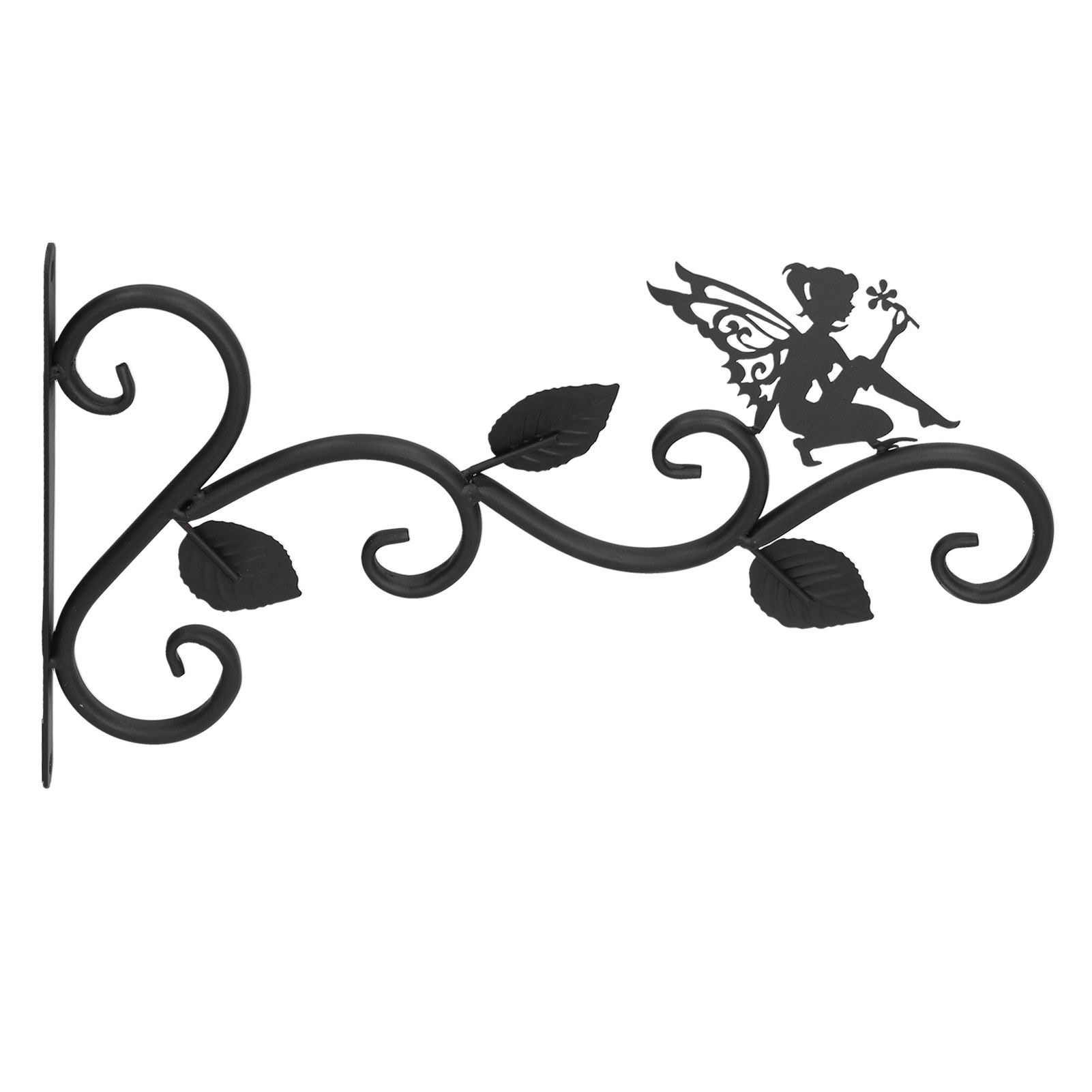 Hanging Plants Bracket Wrought Iron Wall Planter Hook Flower Pots Hanger for view 2
