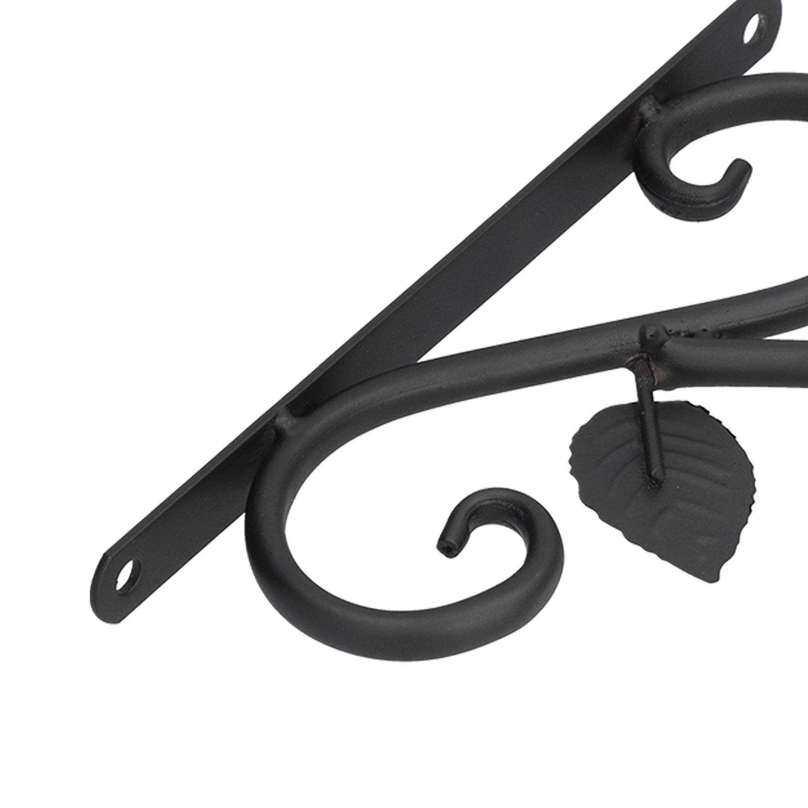 Hanging Plants Bracket Wrought Iron Wall Planter Hook Flower Pots Hanger for view 13