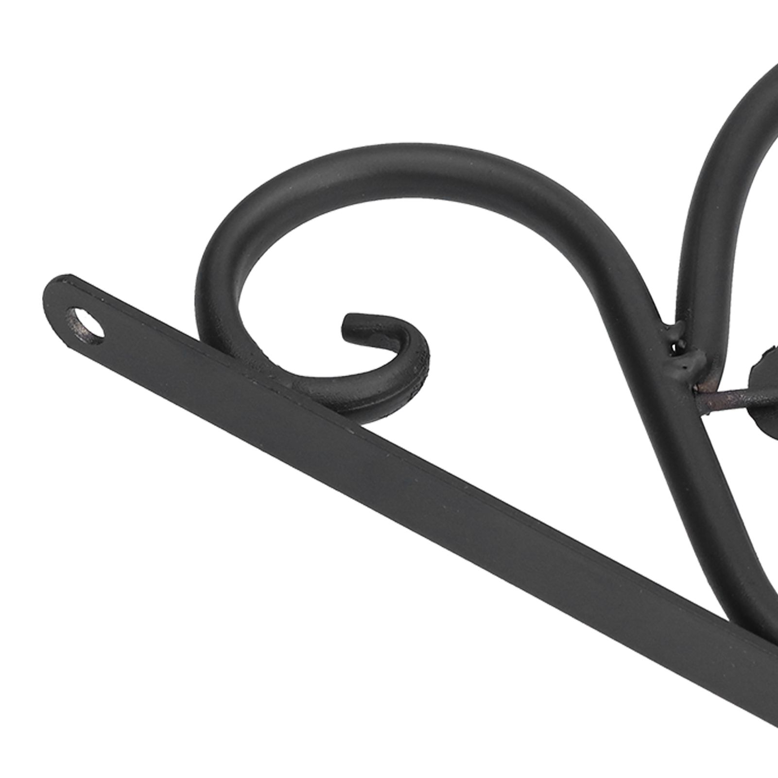 Hanging Plants Bracket Wrought Iron Wall Planter Hook Flower Pots Hanger for view 15