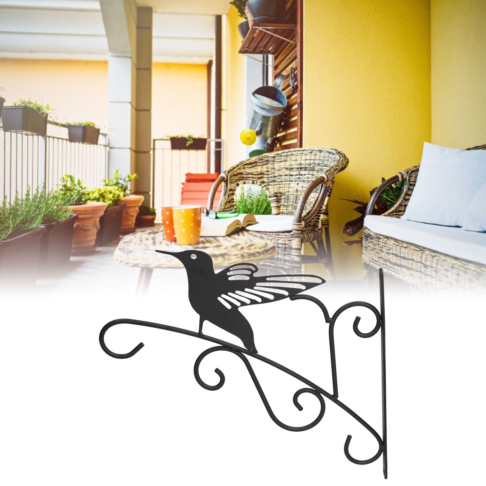 Decorative Hanging Plants Bracket Wall Mounted Plant Hanger for Gardening view 11