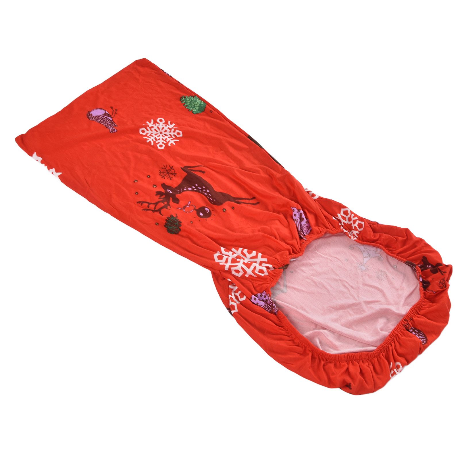 Polyurethane Fiber Christmas Chair Cover Stretchy Anti Folding Stretchable view 2