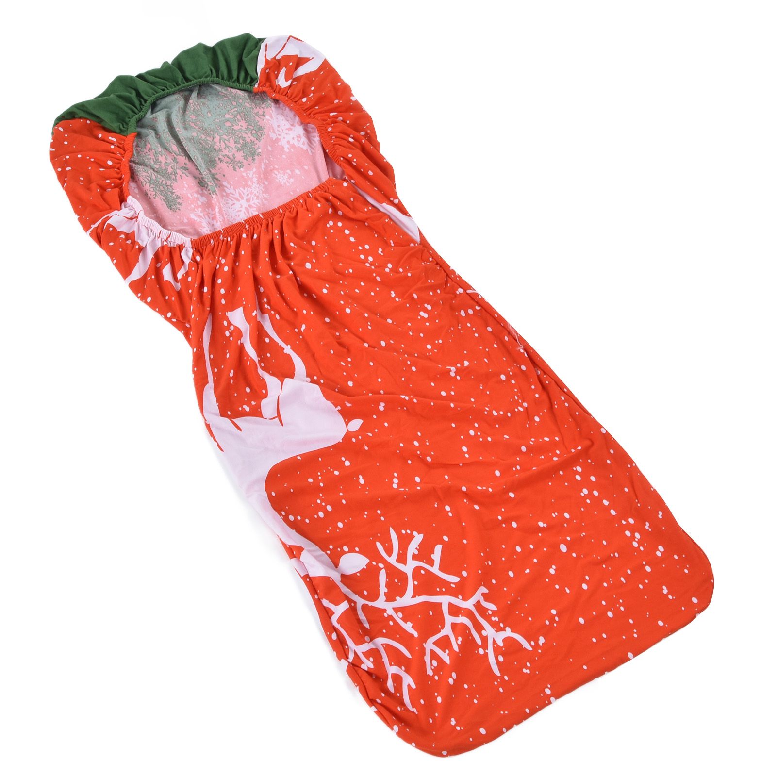 Polyurethane Fiber Christmas Chair Cover Stretchy Anti Folding Stretchable view 2