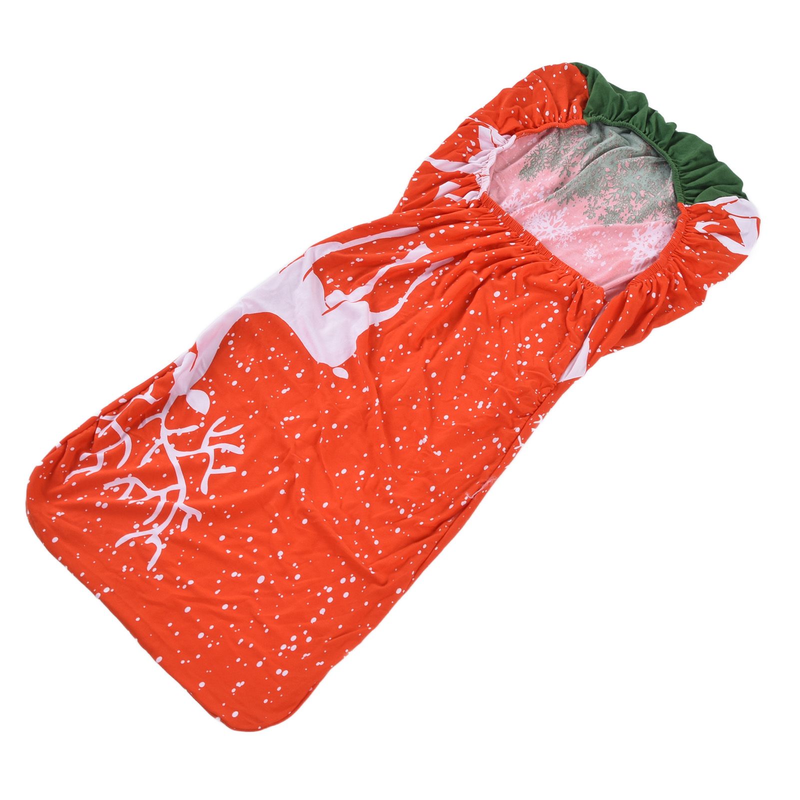 Polyurethane Fiber Christmas Chair Cover Stretchy Anti Folding Stretchable view 5
