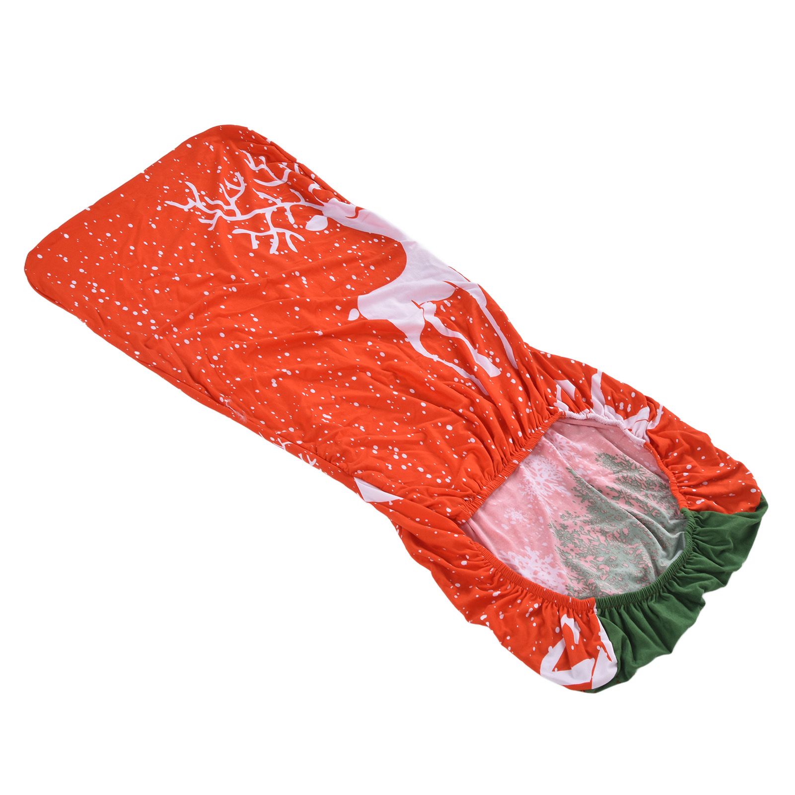 Polyurethane Fiber Christmas Chair Cover Stretchy Anti Folding Stretchable view 6