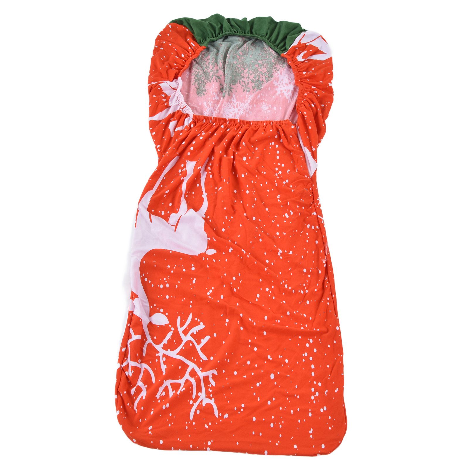 Polyurethane Fiber Christmas Chair Cover Stretchy Anti Folding Stretchable view 7