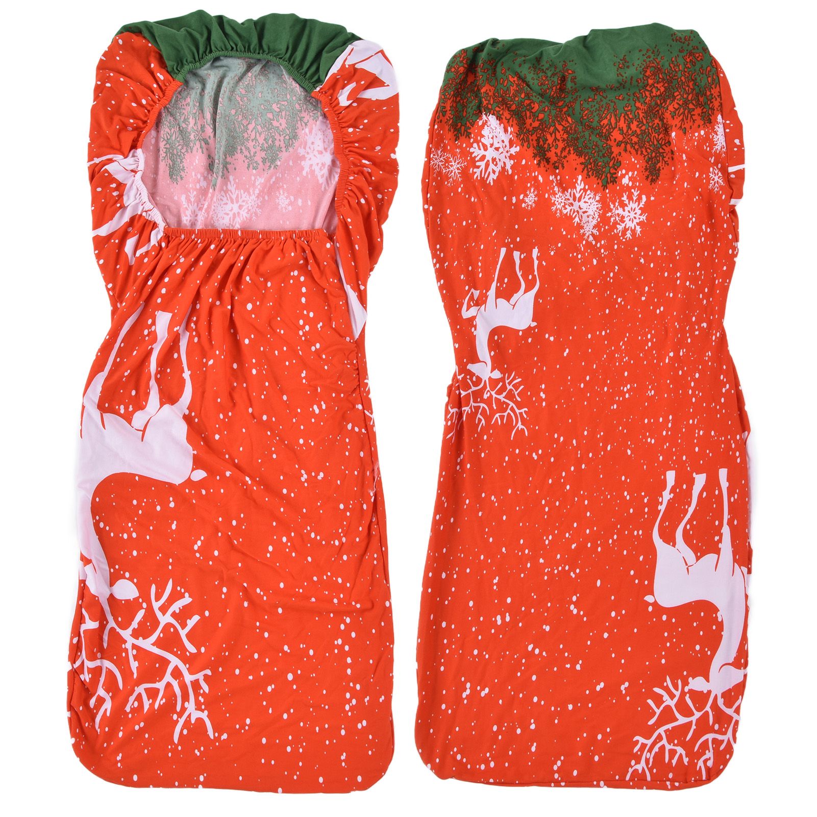 Polyurethane Fiber Christmas Chair Cover Stretchy Anti Folding Stretchable view 10