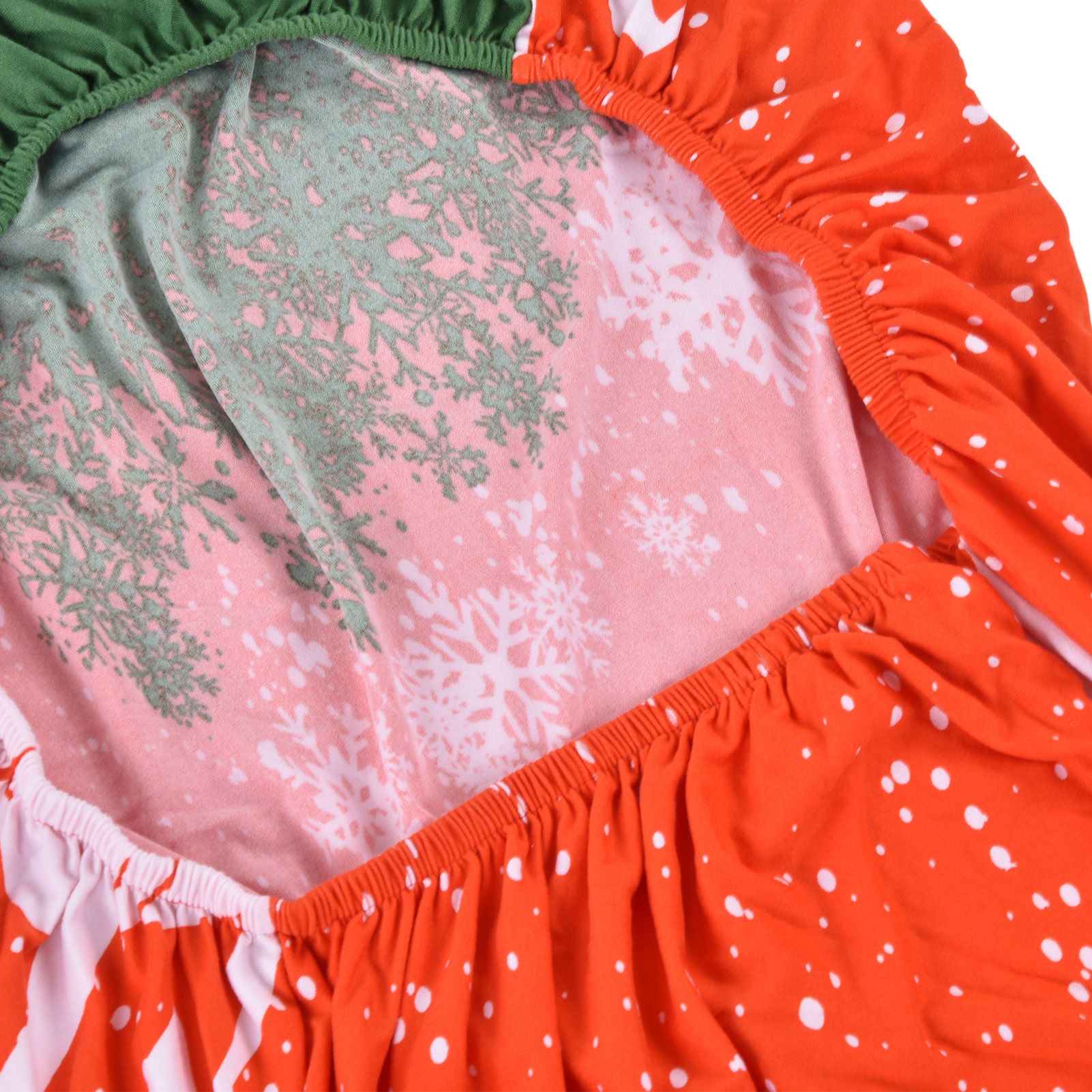 Polyurethane Fiber Christmas Chair Cover Stretchy Anti Folding Stretchable view 15