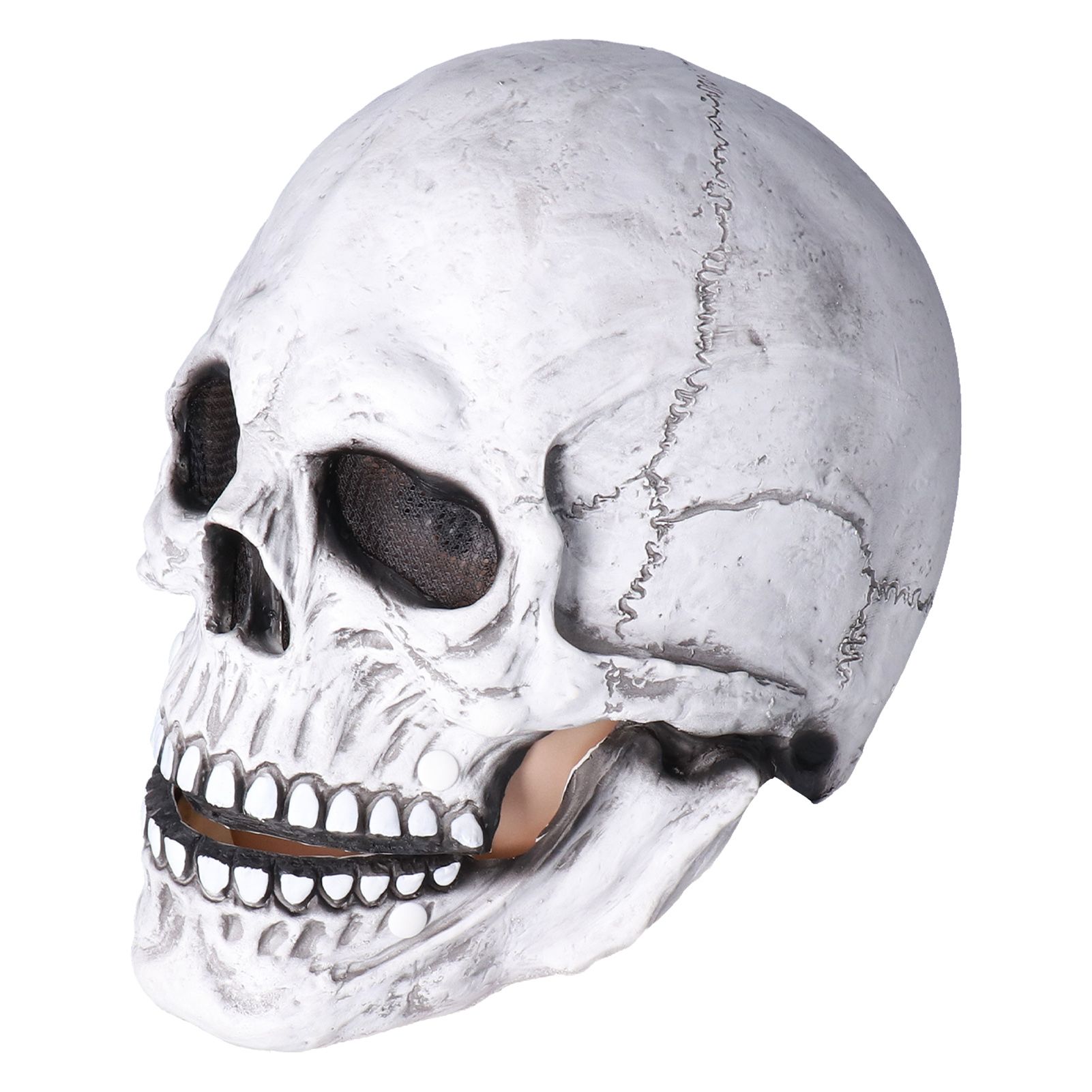Halloween Skull Helmet Full Head Skull Mask Latex Cosplay Costume Horror Skull view 2