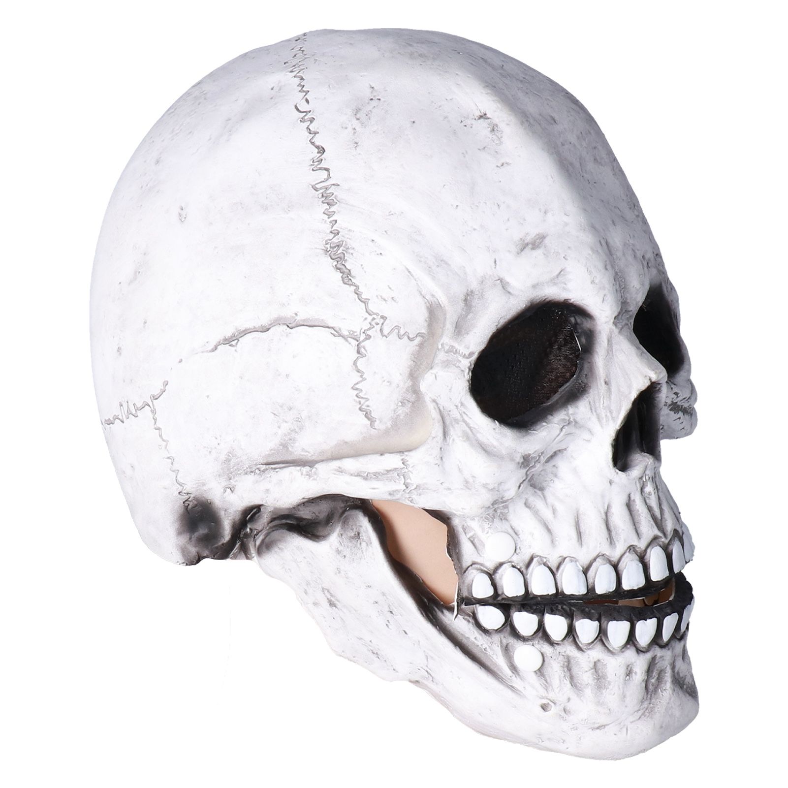 Halloween Skull Helmet Full Head Skull Mask Latex Cosplay Costume Horror Skull view 3