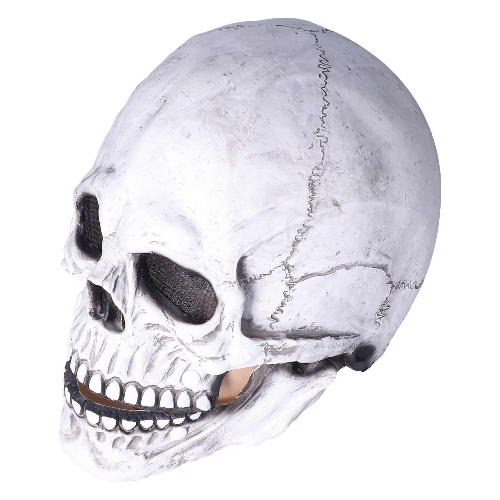 Halloween Skull Helmet Full Head Skull Mask Latex Cosplay Costume Horror Skull view 4