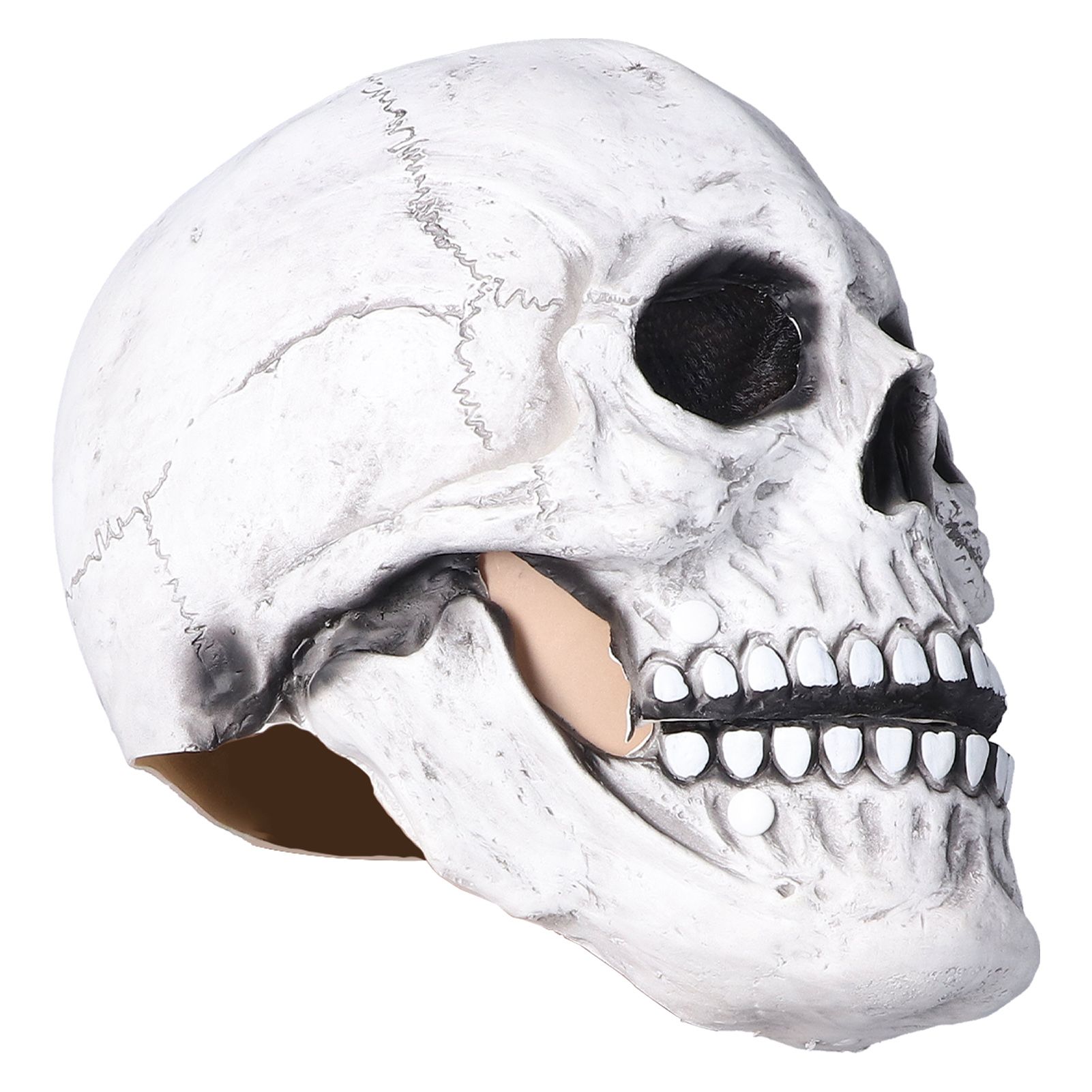 Halloween Skull Helmet Full Head Skull Mask Latex Cosplay Costume Horror Skull view 7