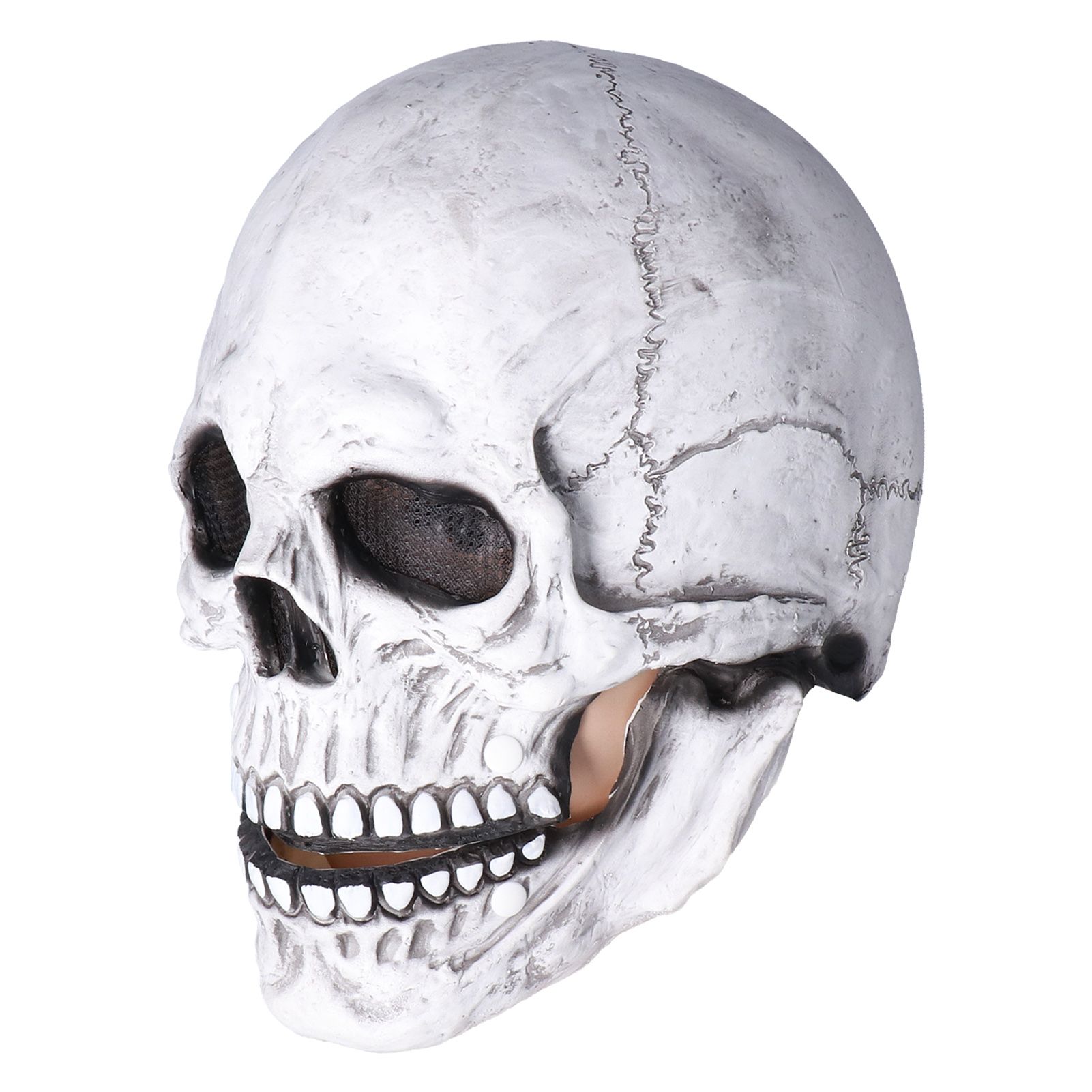 Halloween Skull Helmet Full Head Skull Mask Latex Cosplay Costume Horror Skull view 10