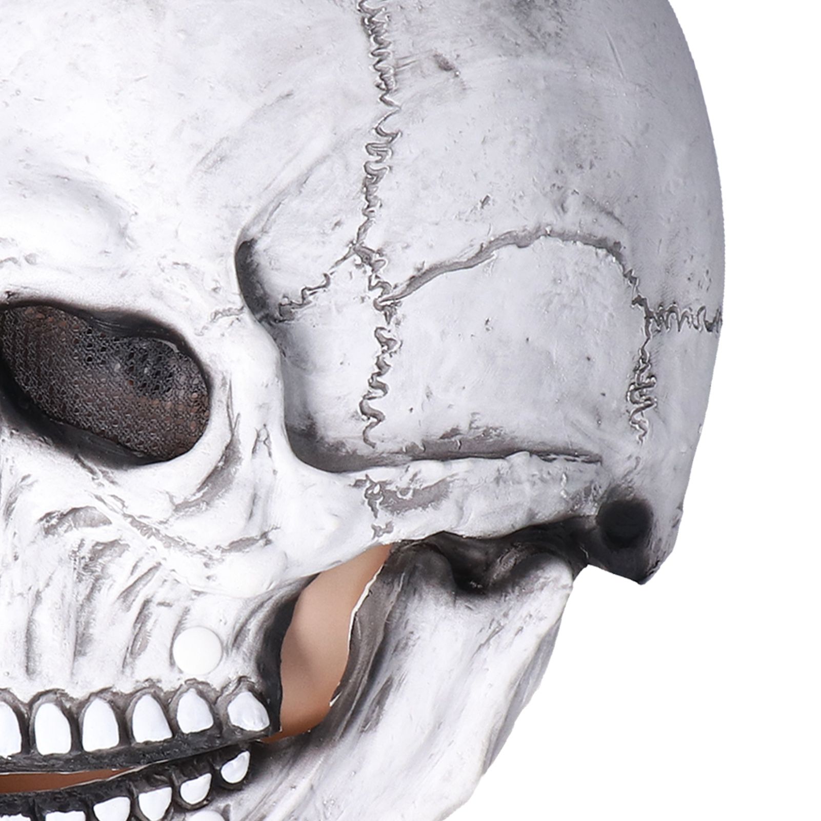 Halloween Skull Helmet Full Head Skull Mask Latex Cosplay Costume Horror Skull view 14