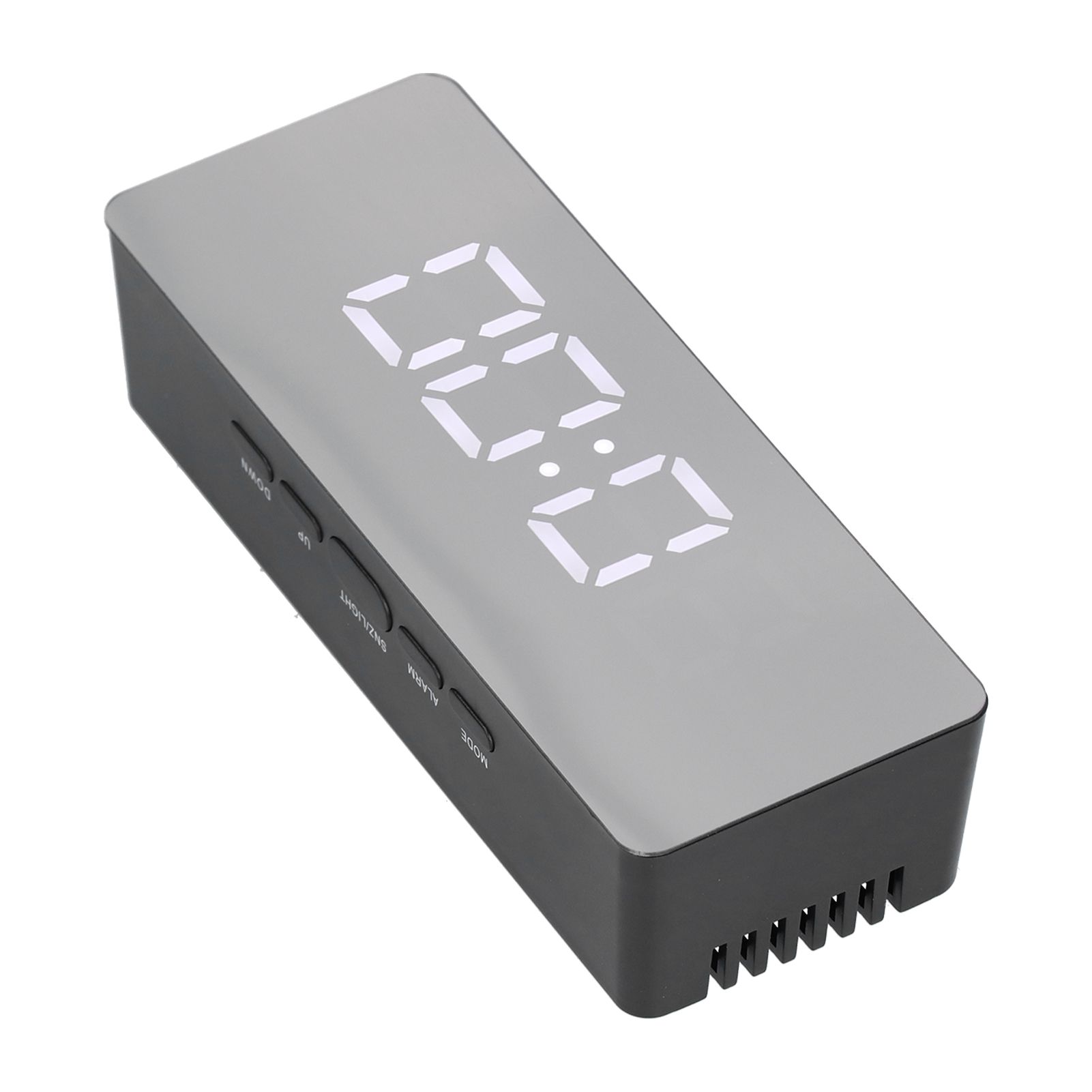 LED Mirror Alarm Clock Rectangular Digital Clock with Temperature Display for view 9