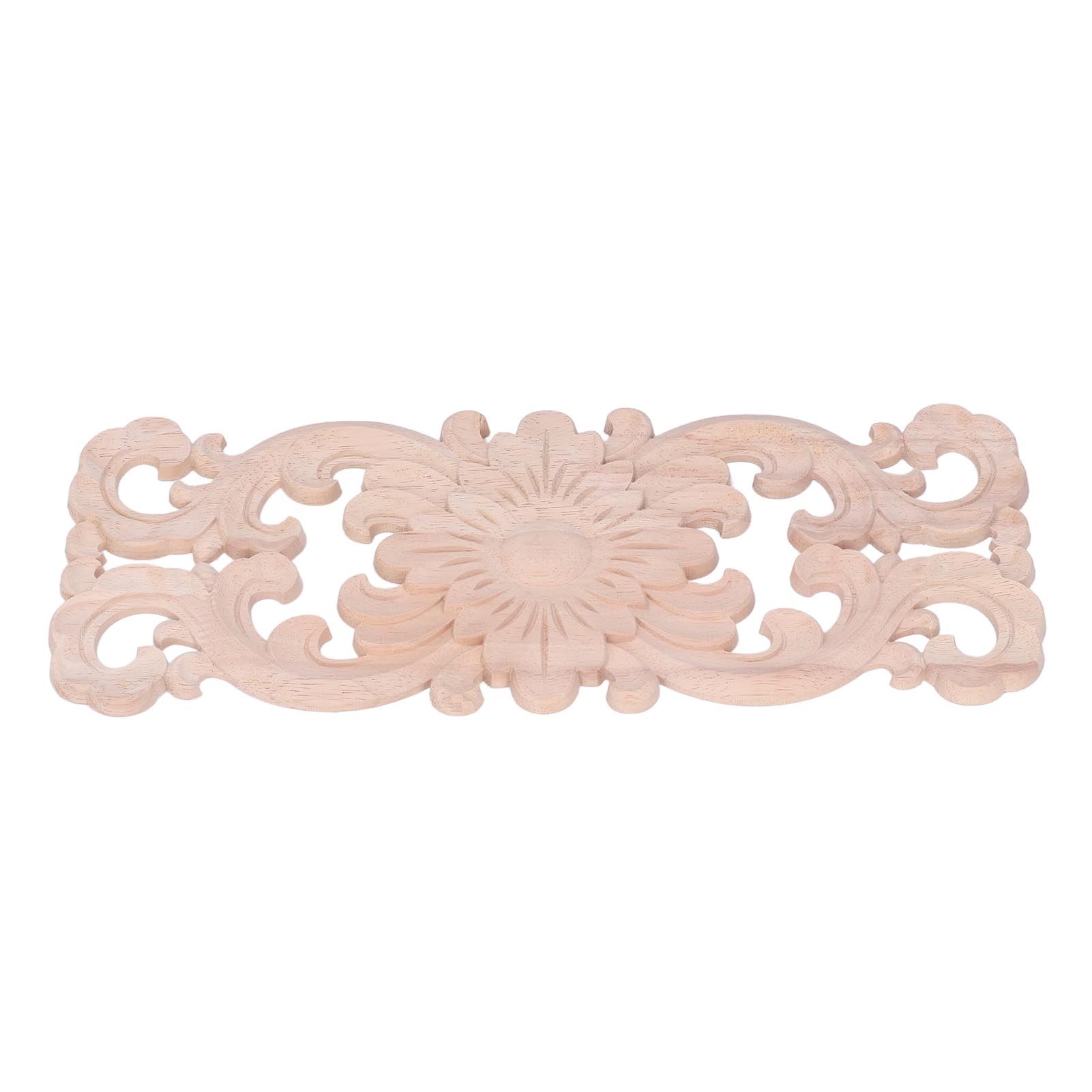 Wooden Appliques DIY Production Exquisite Carving Vintage Style Environmental view 2