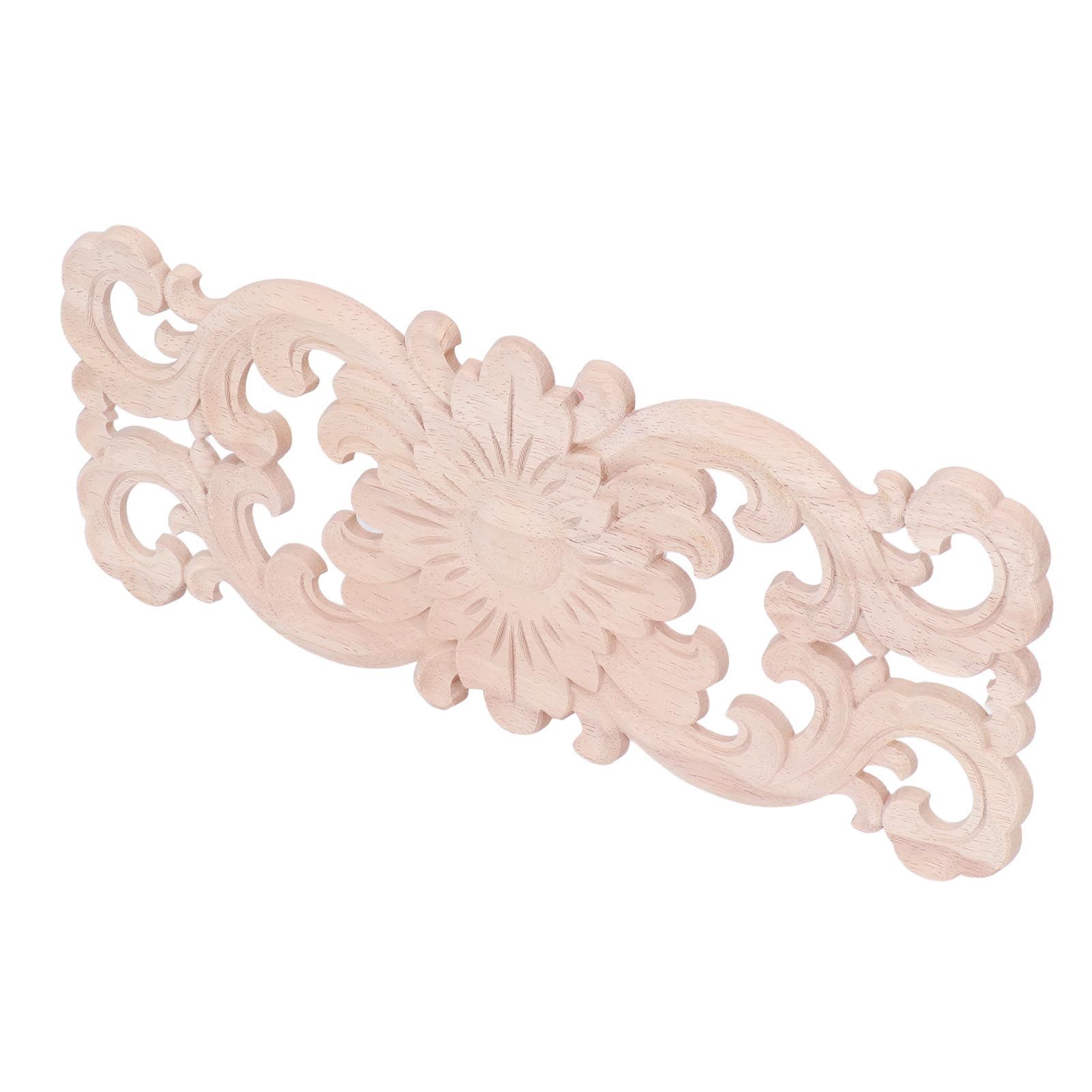 Wooden Appliques DIY Production Exquisite Carving Vintage Style Environmental view 4