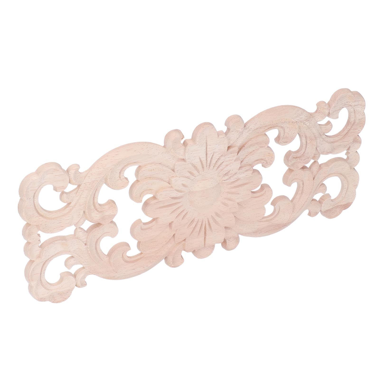 Wooden Appliques DIY Production Exquisite Carving Vintage Style Environmental view 6