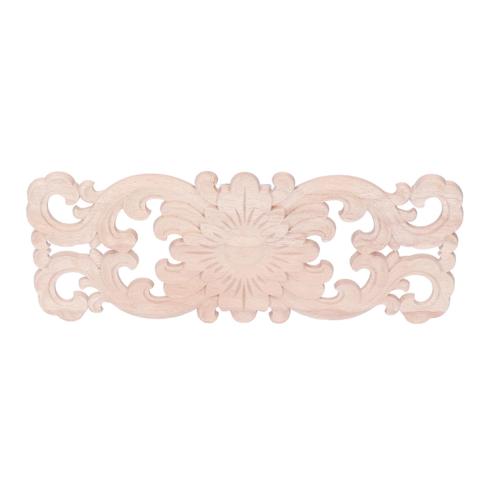 Wooden Appliques DIY Production Exquisite Carving Vintage Style Environmental view 8