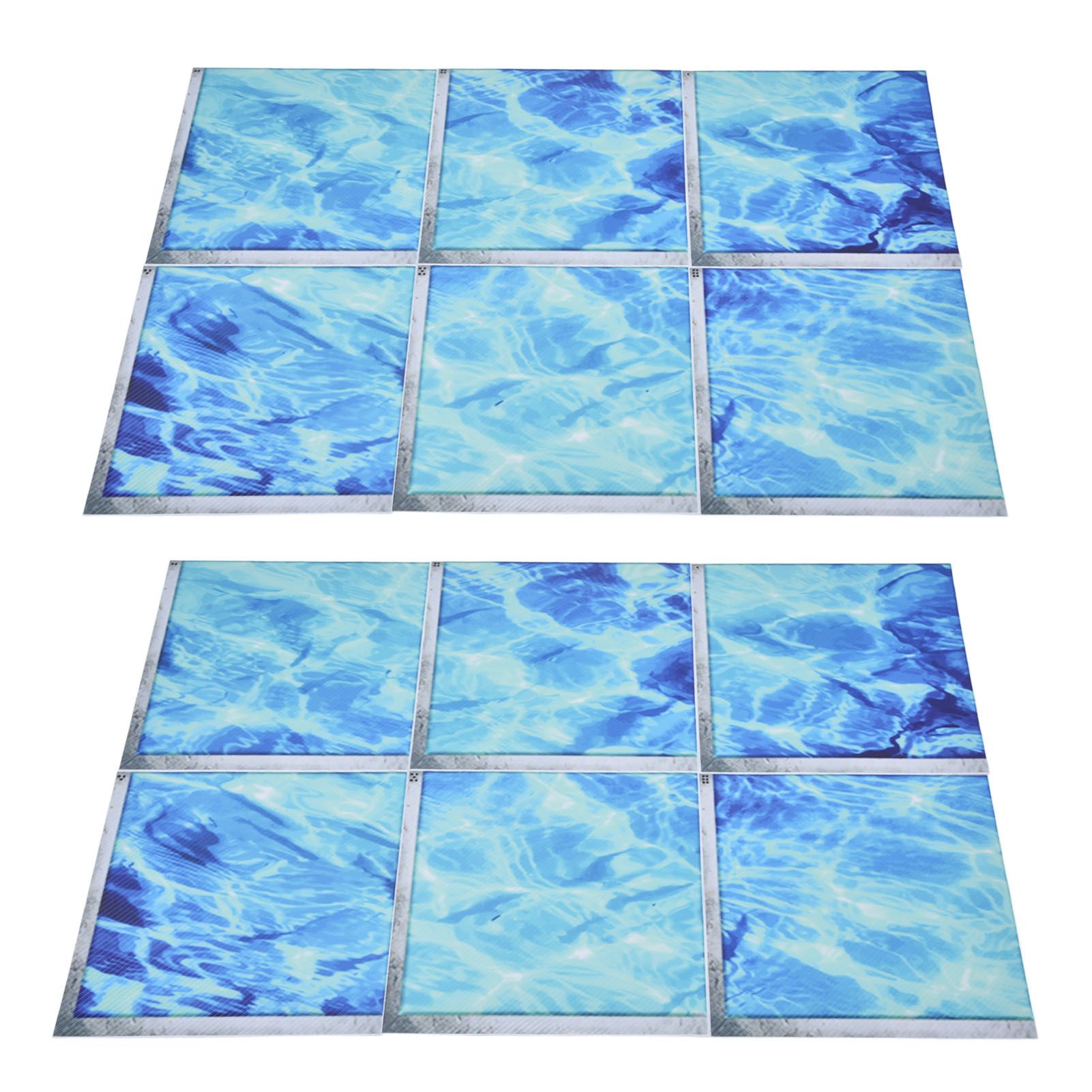 2Set 3D Bathtub Sticker Waterproof Antislip Bath Tub Sticker Self Adhesive PVC view 2