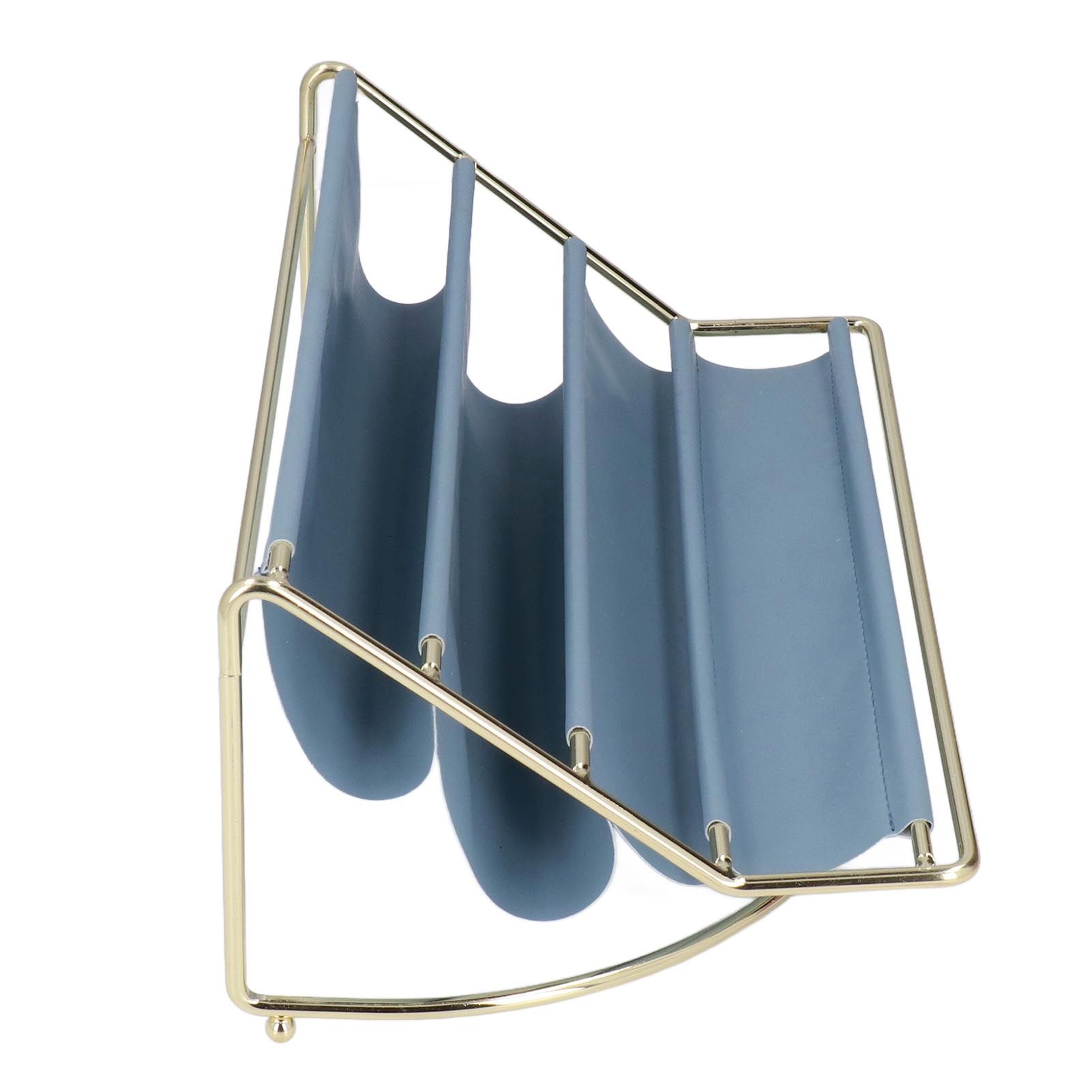 Desk Shelf Organizer Multi Layer Exquisite Premium Metal Leather Durable view 9