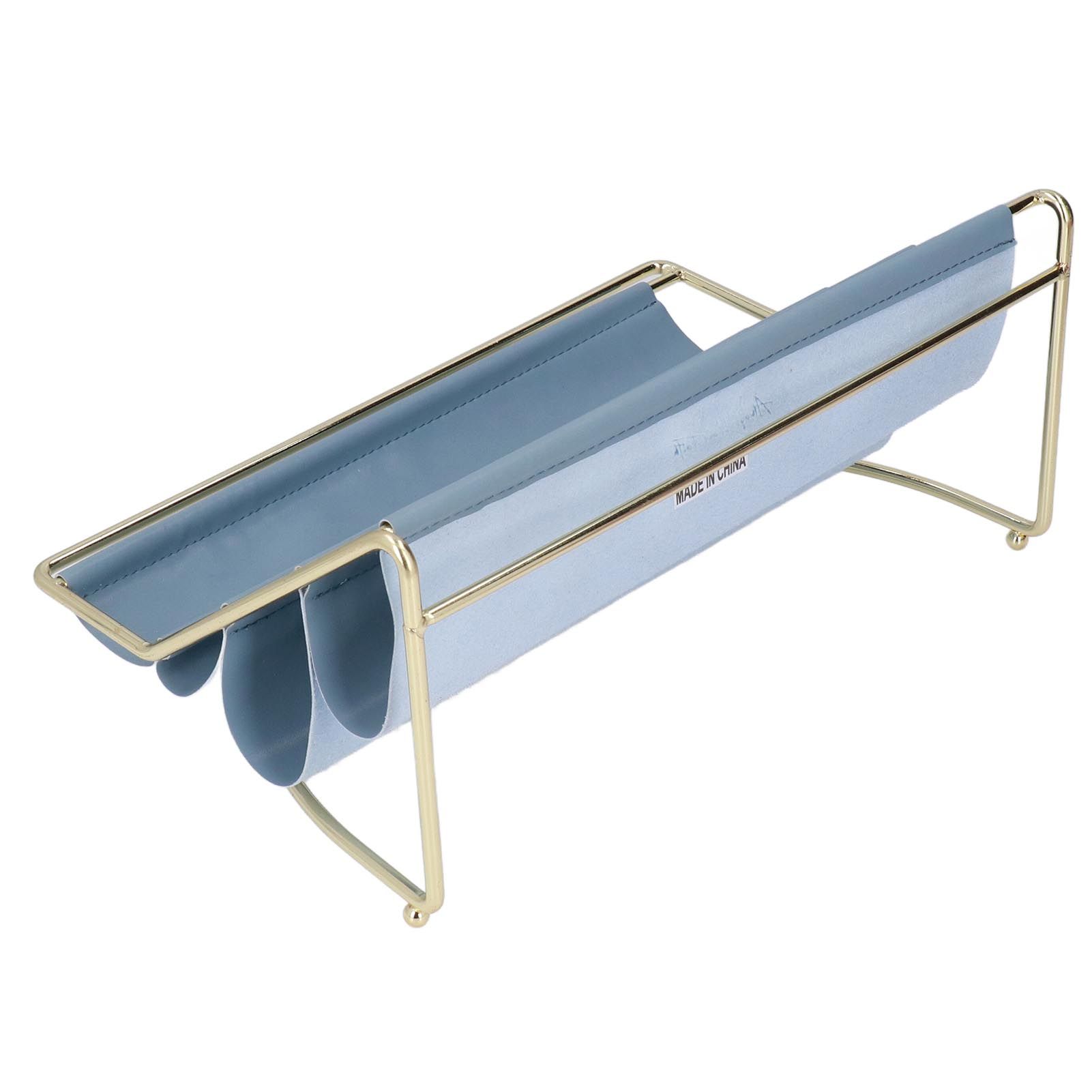 Desk Shelf Organizer Multi Layer Exquisite Premium Metal Leather Durable view 13