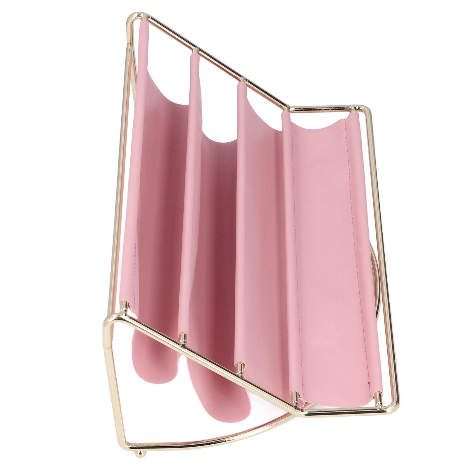 Desk Shelf Organizer Multi Layer Exquisite Premium Metal Leather Durable view 6