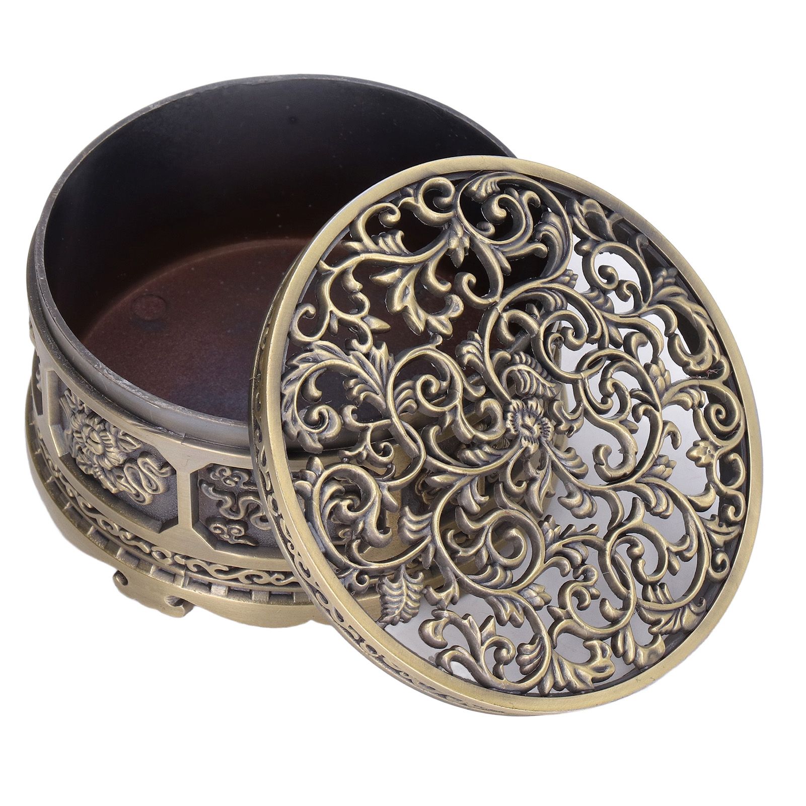Incense Holder Burner Copper Aroma Burner Home Decoration Ornament for Indoor view 7