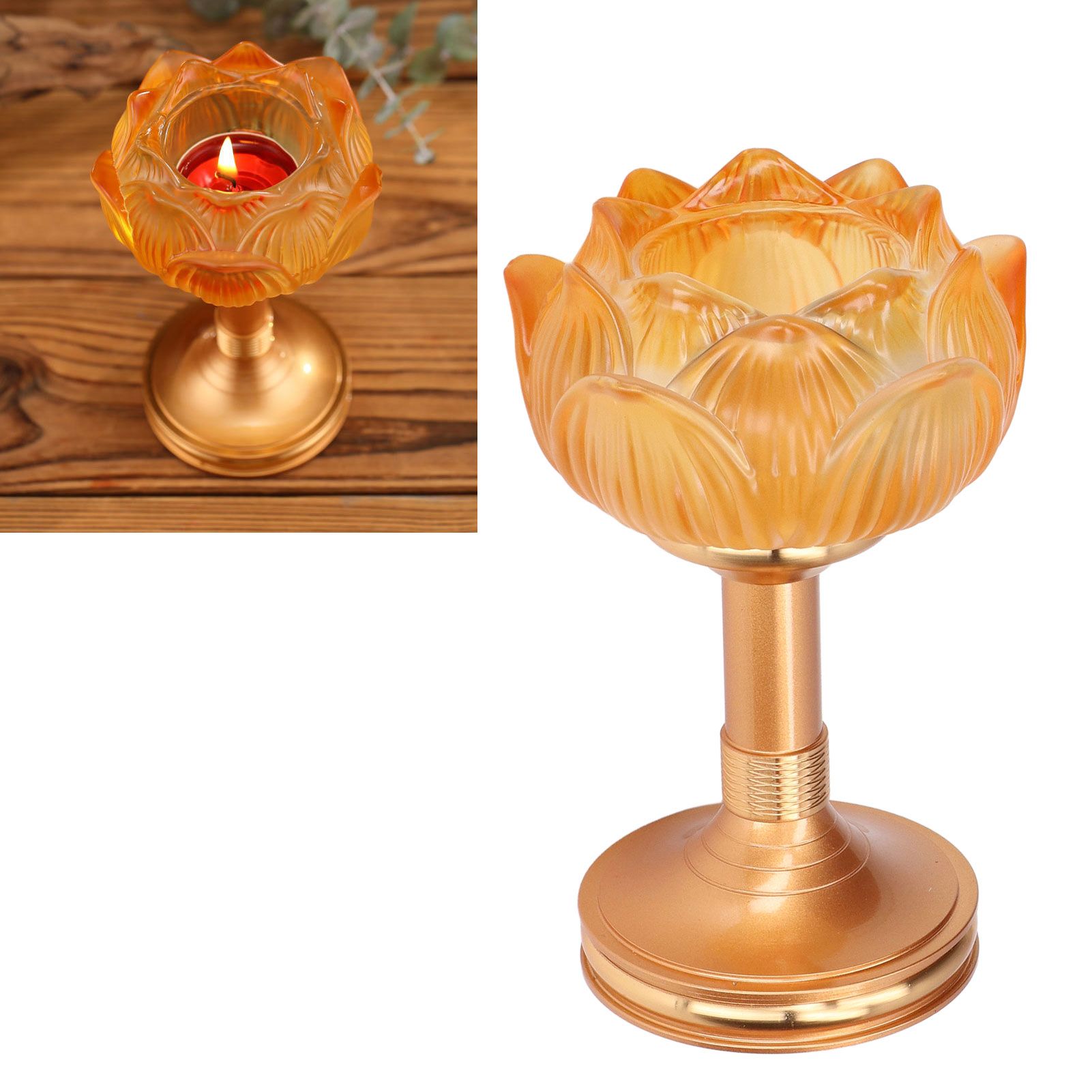 Buddhist Lotus Light Good Stability Elegant Fashion Exquisitely Made Buddhist view 11