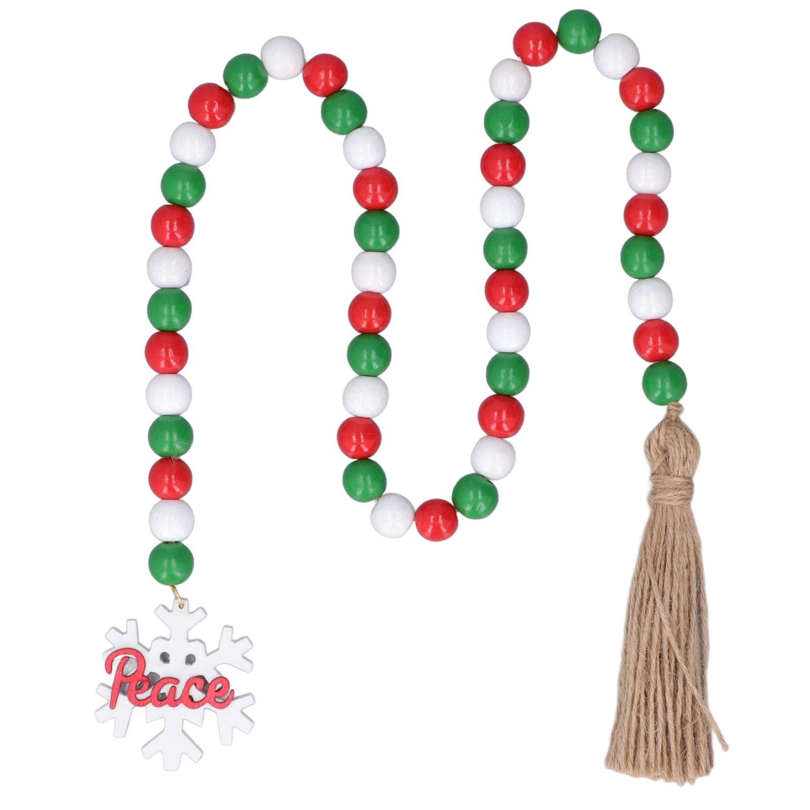 Wooden Beads Garland Colorful Premium Material Durable Vibrant Colors Wide view 6