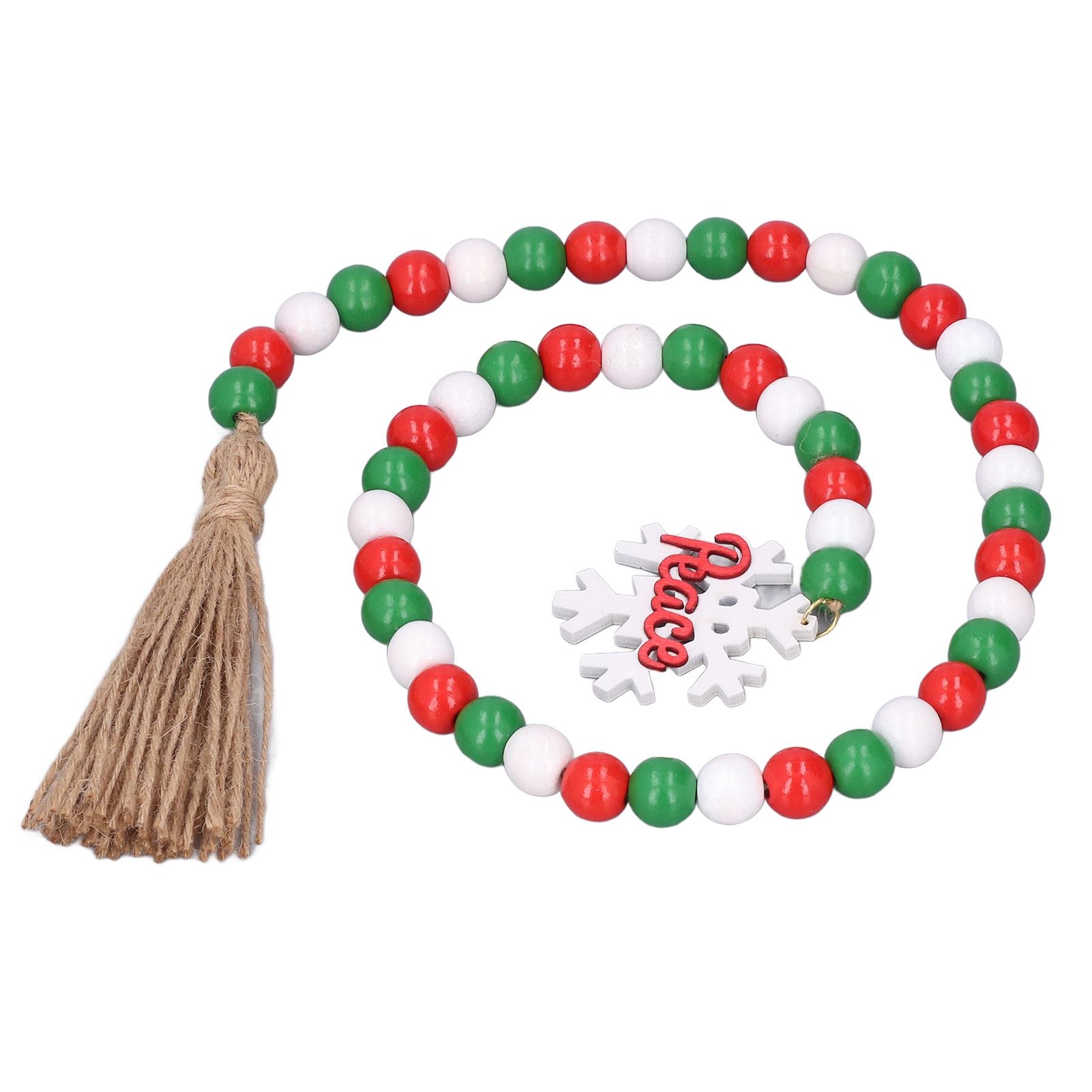 Wooden Beads Garland Colorful Premium Material Durable Vibrant Colors Wide view 7