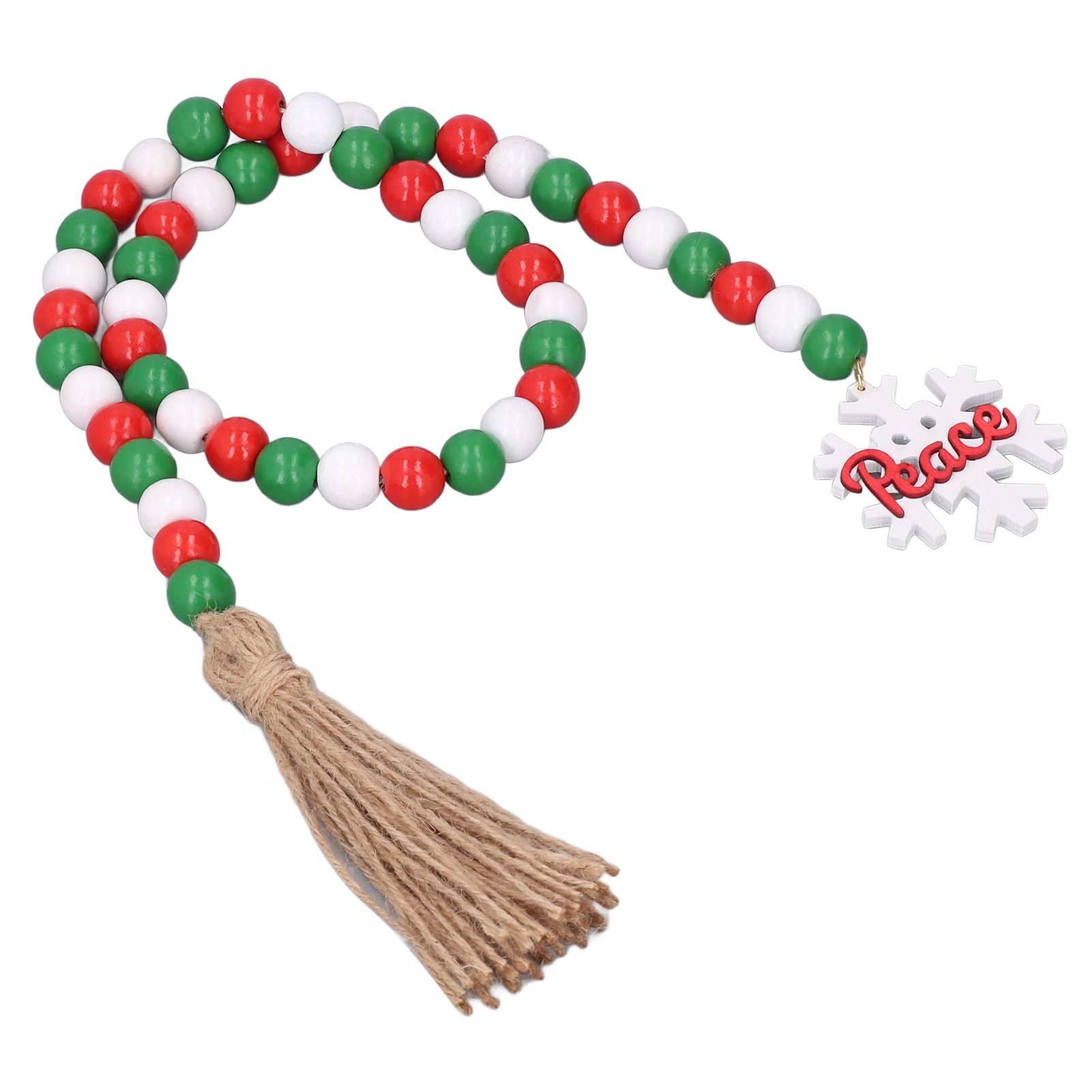 Wooden Beads Garland Colorful Premium Material Durable Vibrant Colors Wide view 8