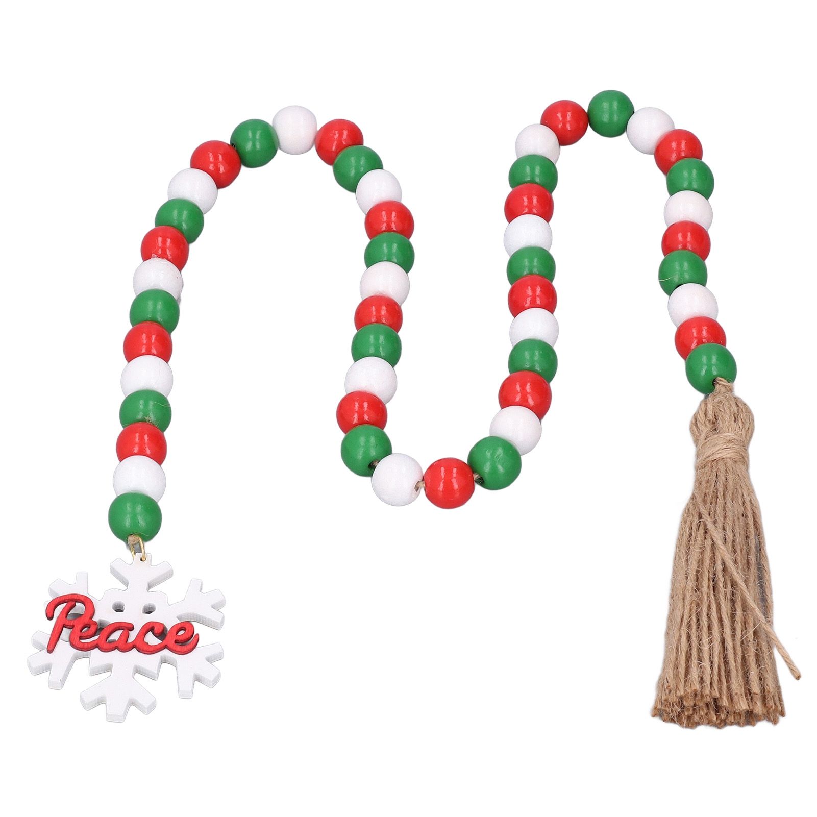 Wooden Beads Garland Colorful Premium Material Durable Vibrant Colors Wide view 9