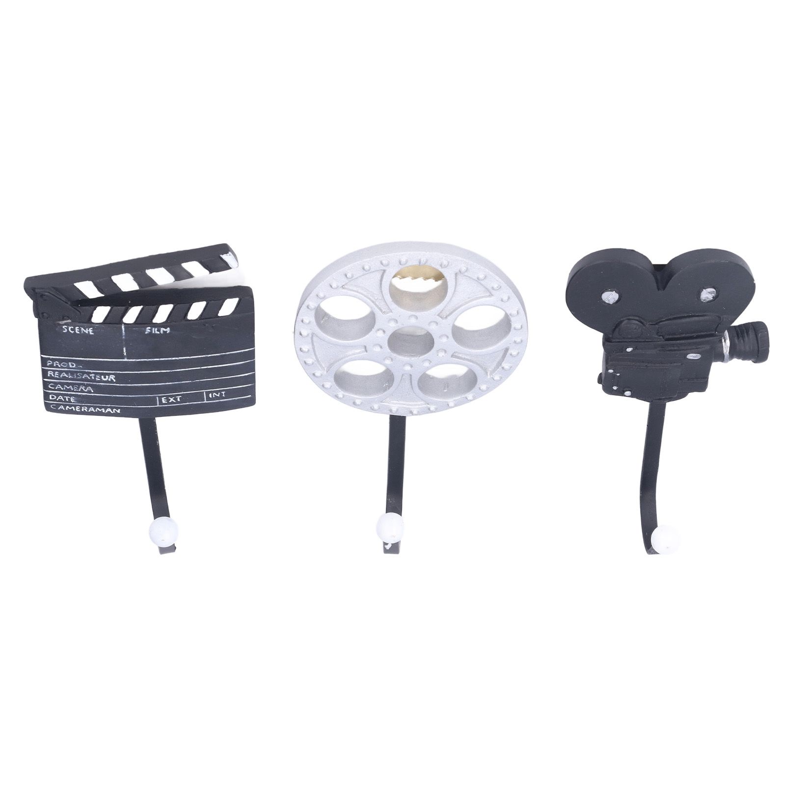 Vintage Movie Style Wall Hooks Modern Decorative Hangers for Hanging Keys view 3