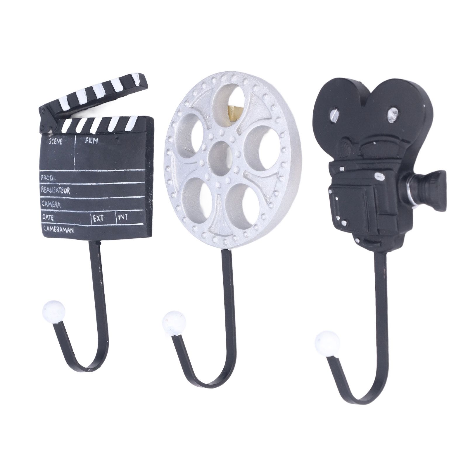 Vintage Movie Style Wall Hooks Modern Decorative Hangers for Hanging Keys view 6