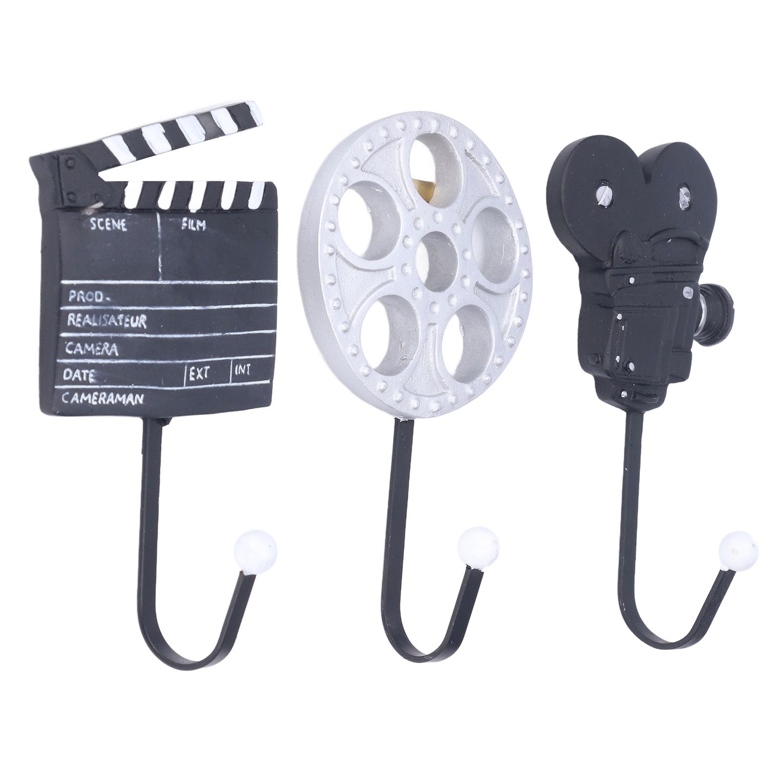Vintage Movie Style Wall Hooks Modern Decorative Hangers for Hanging Keys view 8