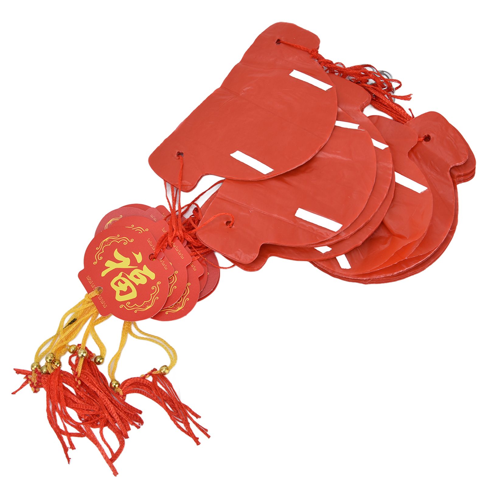 20Pcs Red Paper Chinese Decorative Lantern 15cm Diameter Hanging Ornaments for view 3