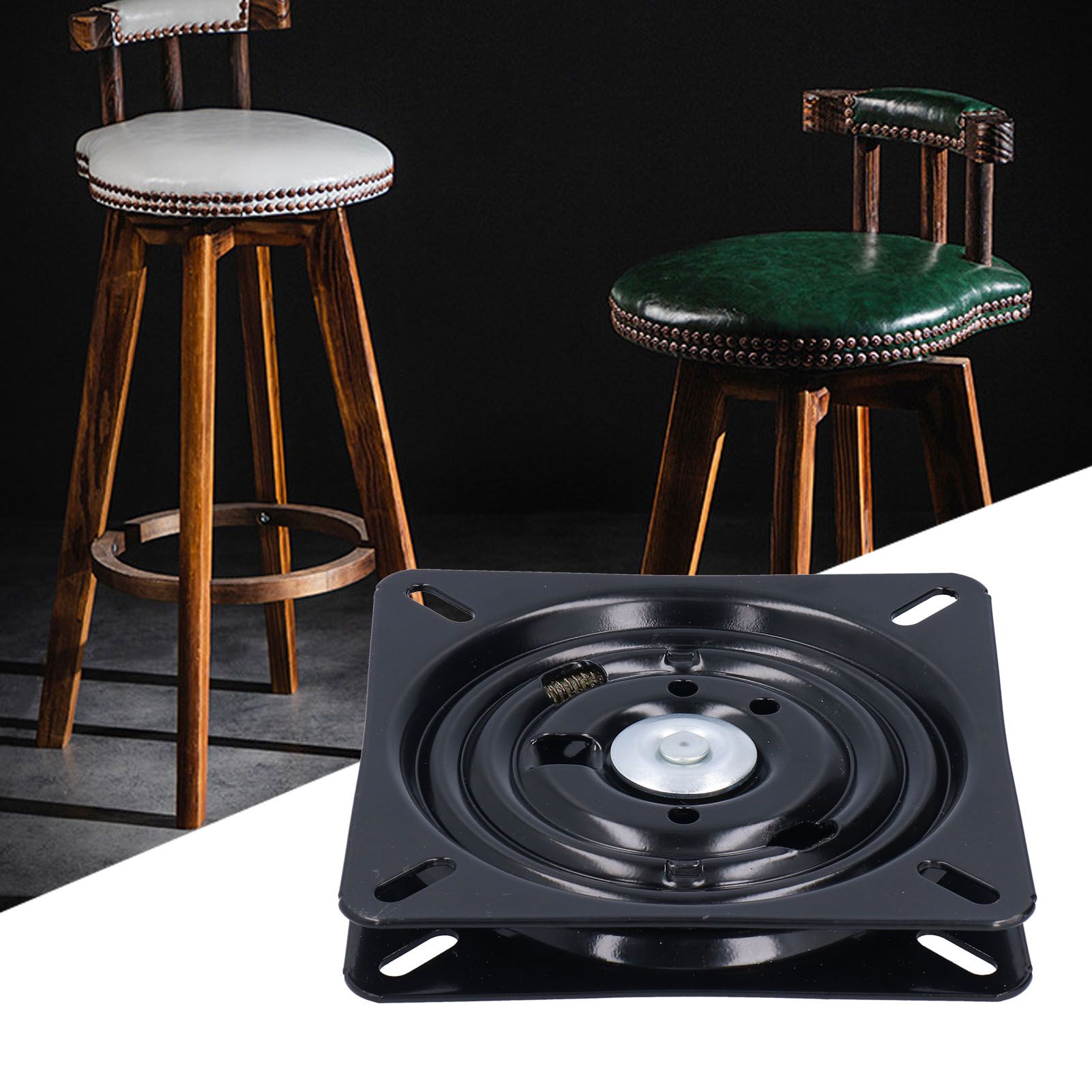 7in Chair Turntable Base Automatic Rebound Stool Rotating Base Turntable view 12