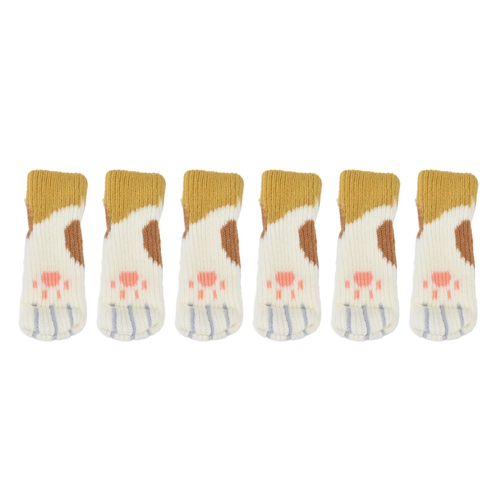 20pcs Furniture Leg Covers High Elastic Knitted Chair Leg Floor Protectors for view 2