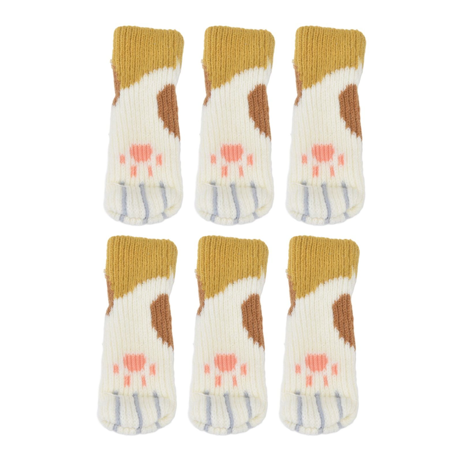 20pcs Furniture Leg Covers High Elastic Knitted Chair Leg Floor Protectors for view 3