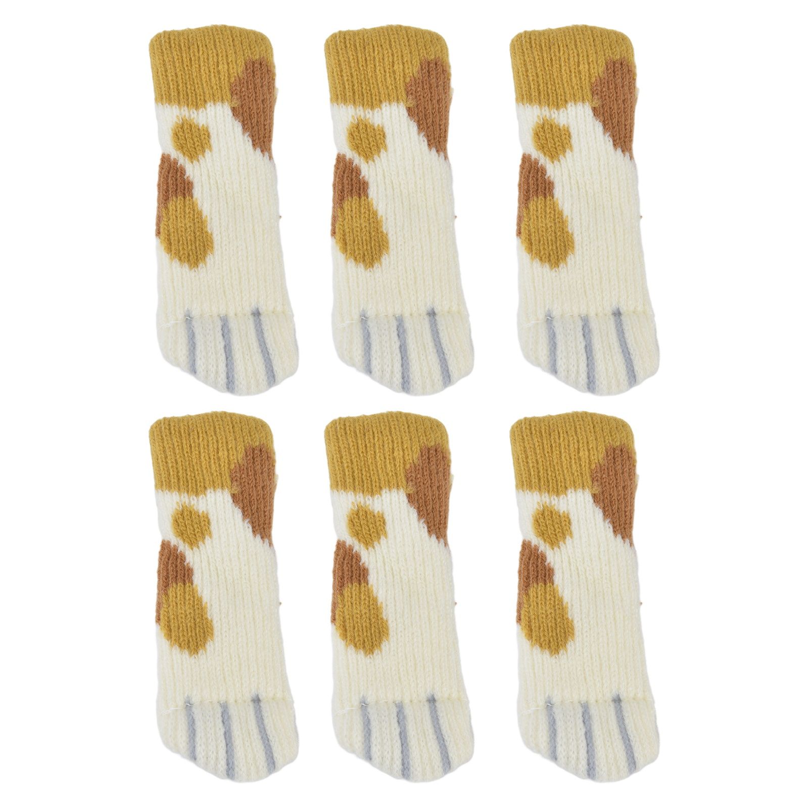 20pcs Furniture Leg Covers High Elastic Knitted Chair Leg Floor Protectors for view 4