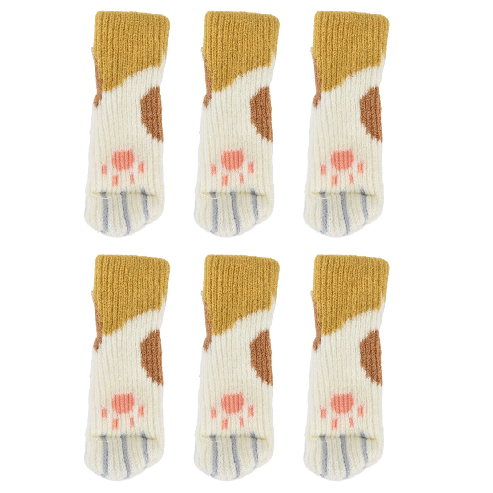 20pcs Furniture Leg Covers High Elastic Knitted Chair Leg Floor Protectors for view 7