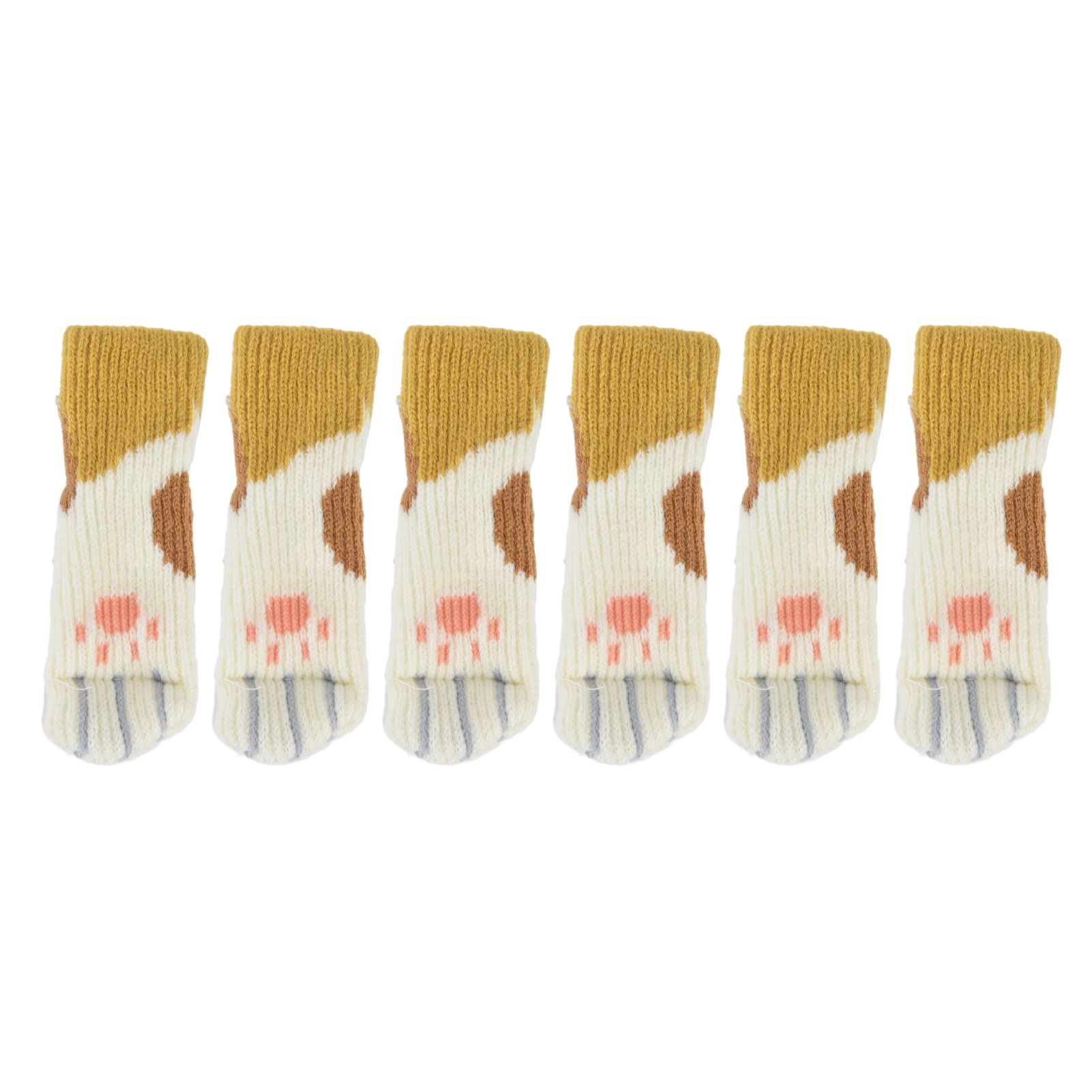 20pcs Furniture Leg Covers High Elastic Knitted Chair Leg Floor Protectors for view 8