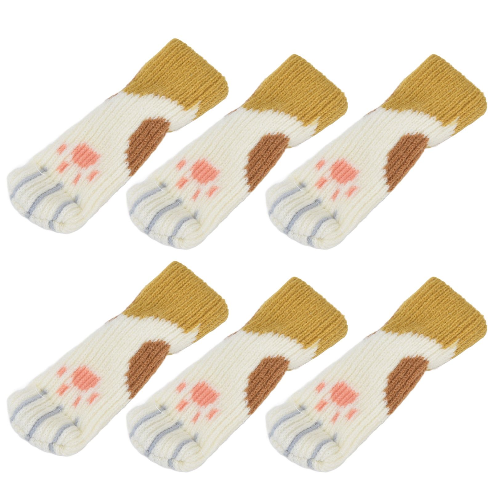 20pcs Furniture Leg Covers High Elastic Knitted Chair Leg Floor Protectors for view 9